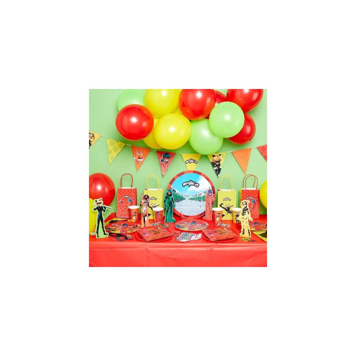 Miraculous - Ladybug Kindergeschirr-Set Miraculous Geschichten von Ladybug und Cat Noir Kwami