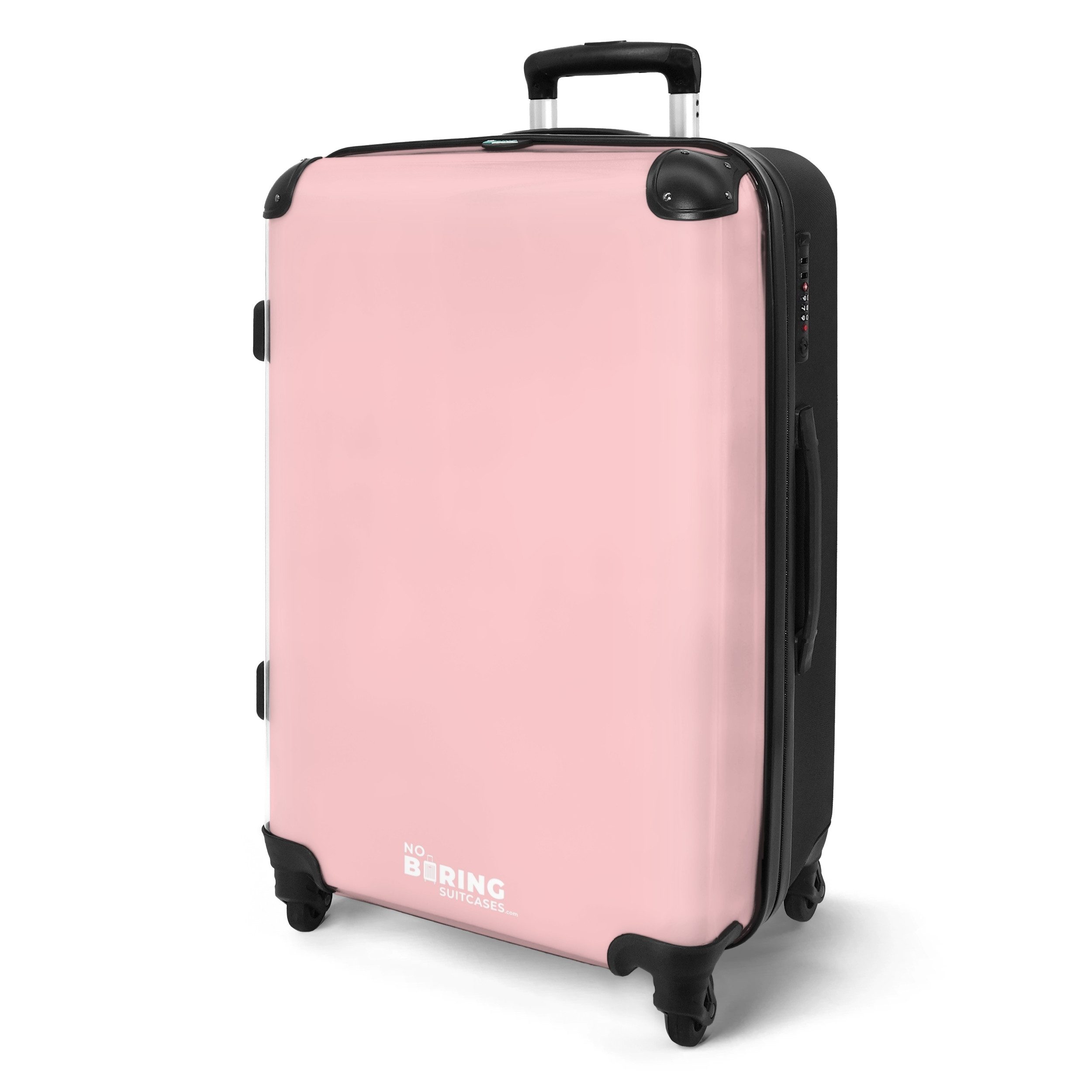 NoBoringSuitcases.com© Hartschalen-Trolley Rosa - Einfarbig - günstig online kaufen
