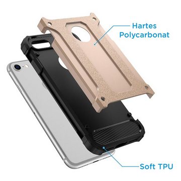 H-basics Handyhülle iPhone SE 2020 - Schutzhülle Armor Hülle Outdoor Hülle 12,7 cm (5 Zoll)