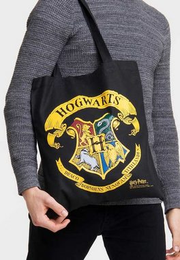 LOGOSHIRT Schultertasche Harry Potter Hogwarts, mit auffälligem Wappen-Print