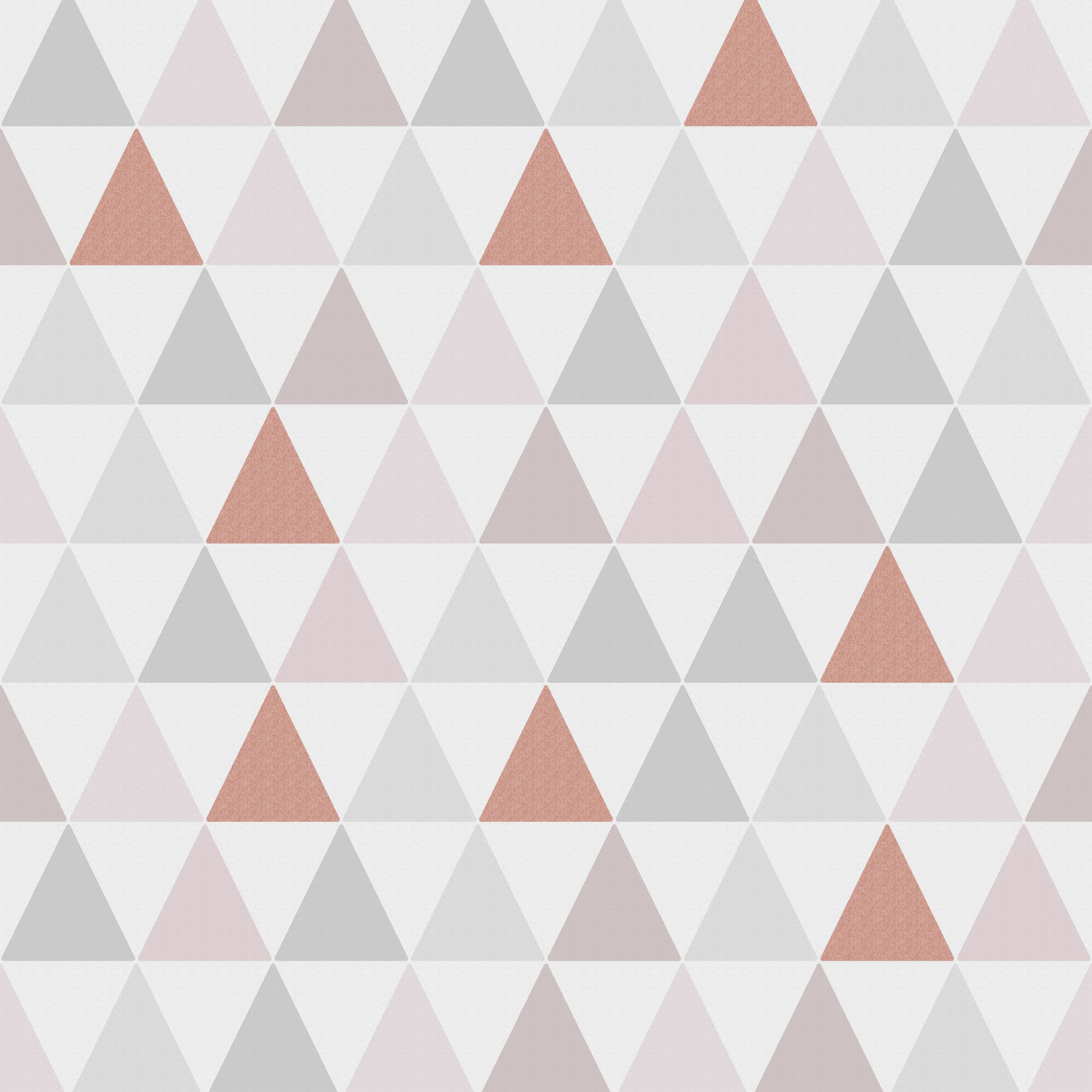 Superfresco Easy Vliestapete Tarek Rose Gold, geprägt, geometrisch, Tarek rosagold 10mx52 cm