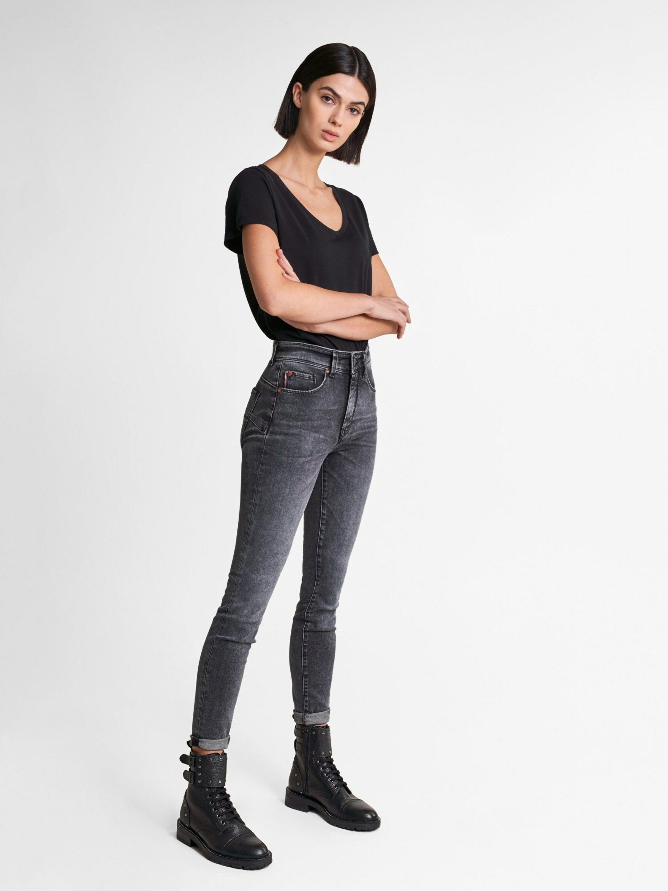 Skinny-fit-Jeans Jeans (1-tlg) Plain/ohne Secret Salsa Glamour Details