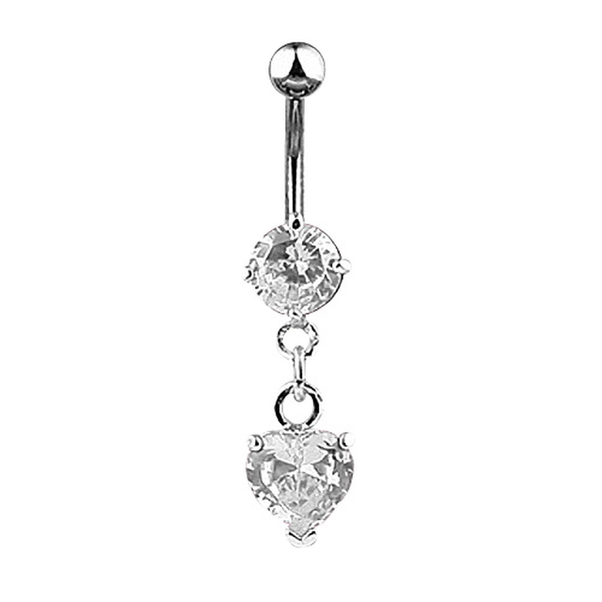 Taffstyle Bauchnabelpiercing Bauch Piercing Chirurgenstahl Kristall günstig online kaufen