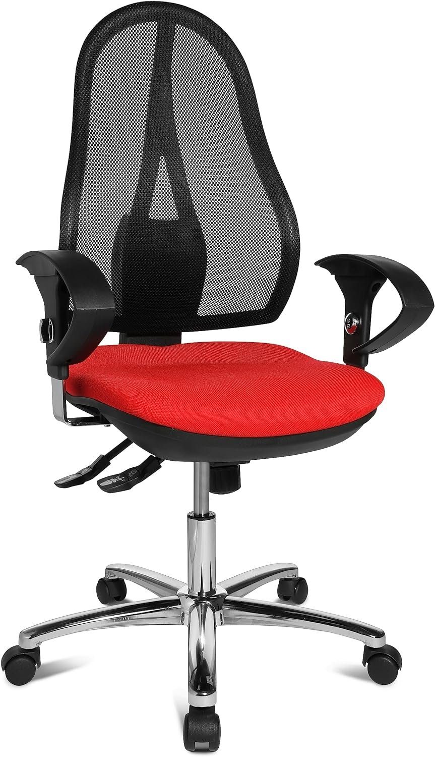 TOPSTAR Bürostuhl, ergonomischer Syncr-Bandscheiben-Drehstuhl Bürostuhl Schreibtischstuhl