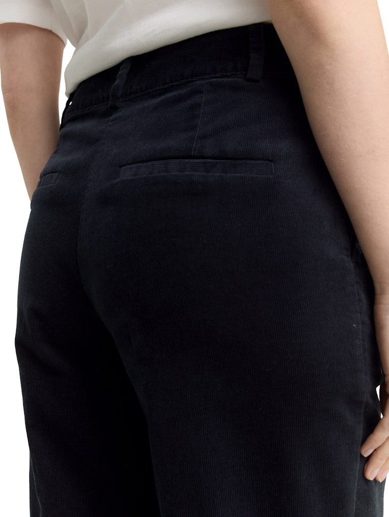 TOM TAILOR Chinos TTLea wide leg corduroy LUNAR ECLIPSE