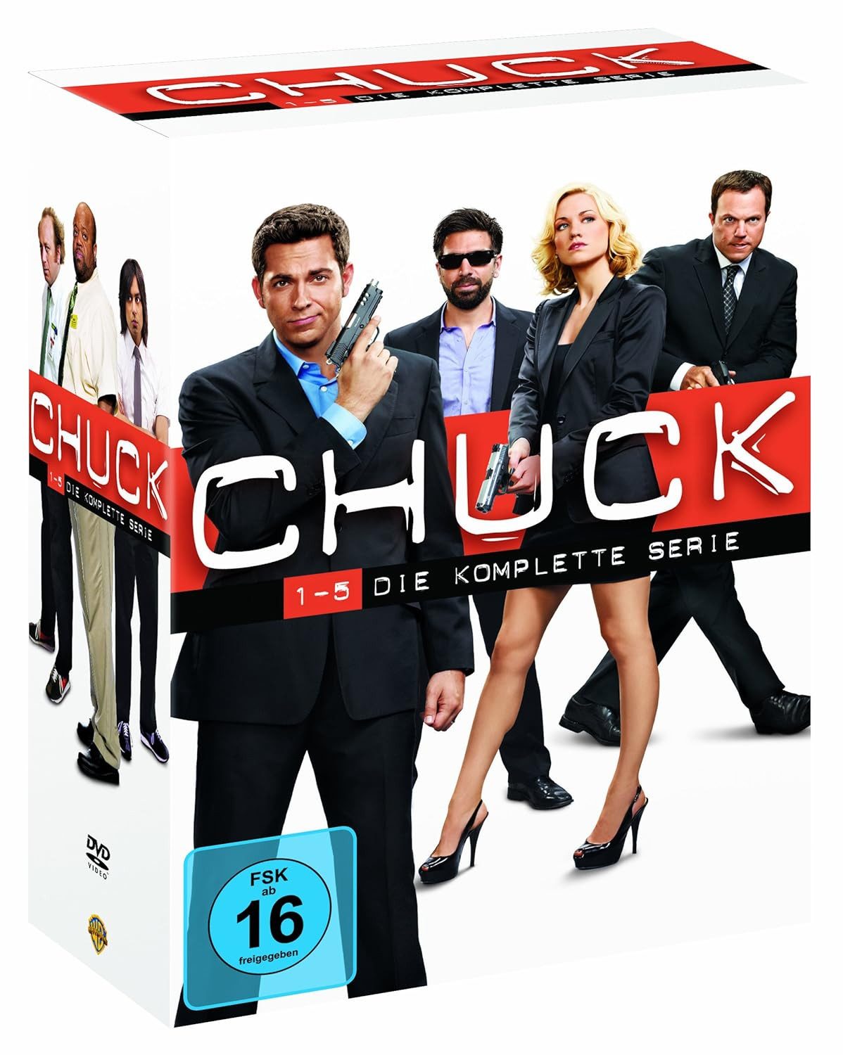 Universal Pictures DVD Chuck: Die komplette Serie Staffel 1-5, (23-St., Box-Set)