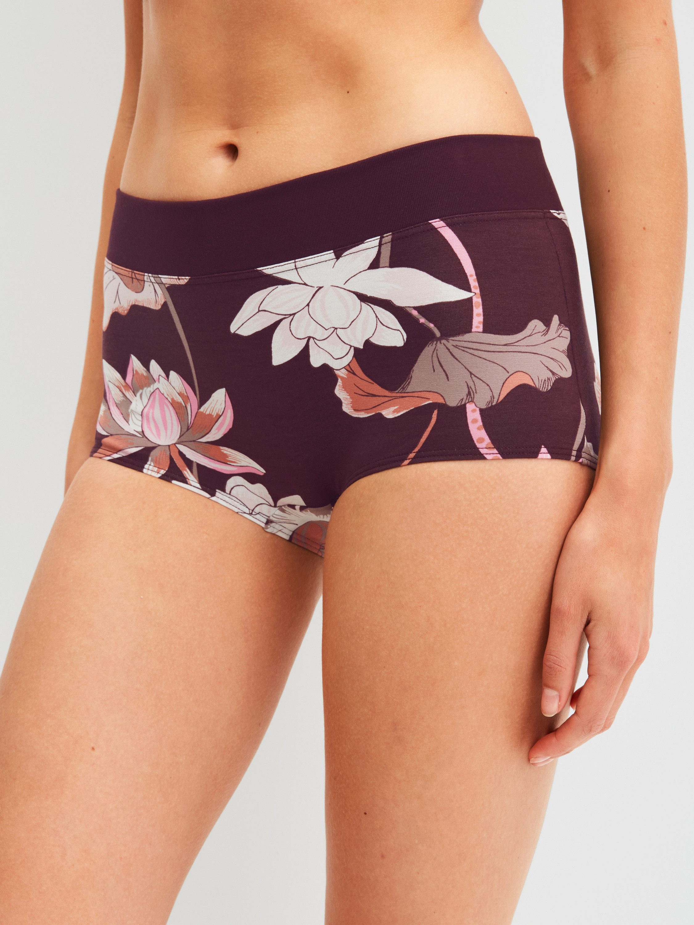 CALIDA Panty Elastic Trend Damen (1-St) breiter Softbund, regular cut, atmungsaktive Single Jersey-Qualität
