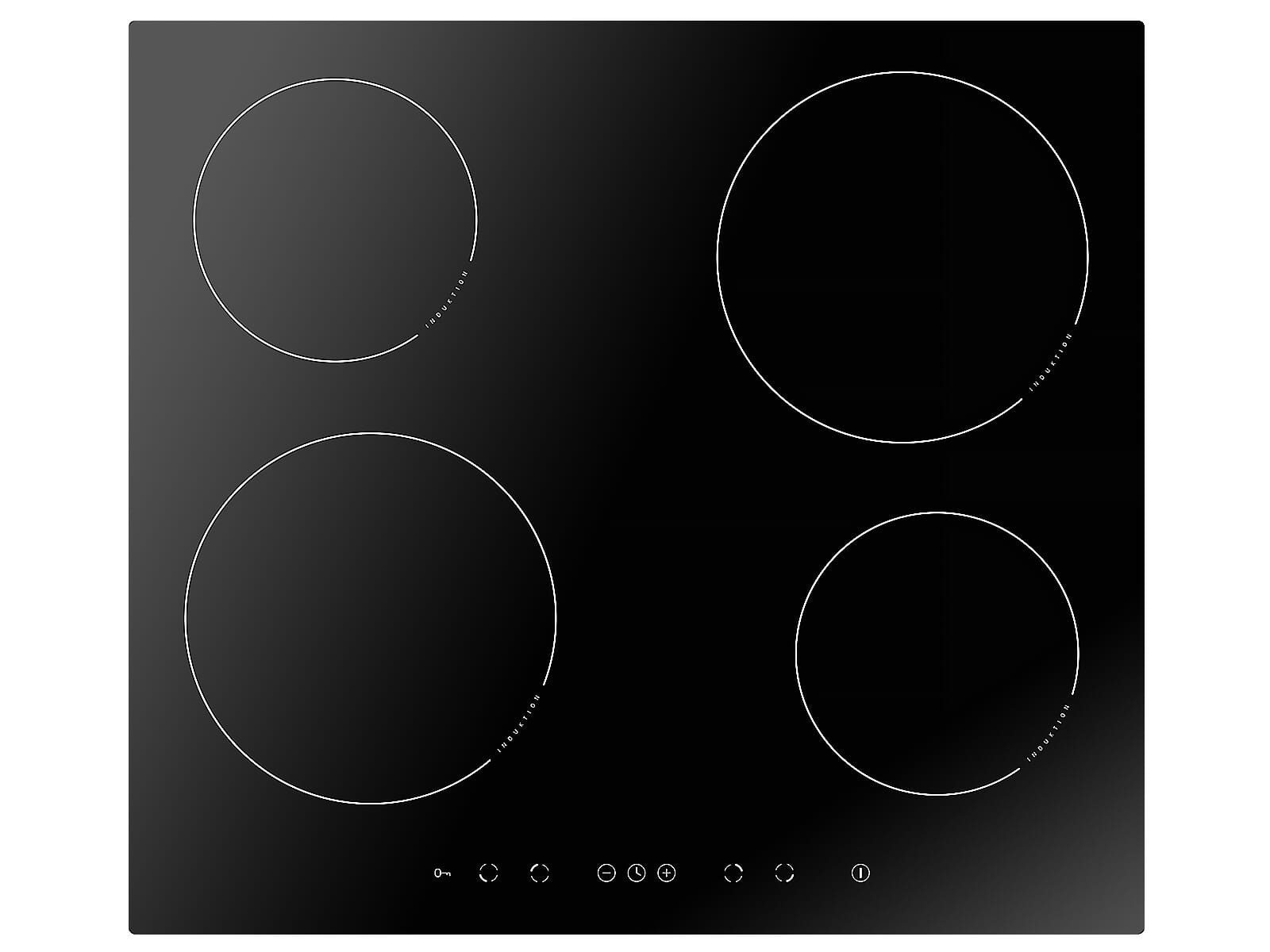 Amica Induktions-Kochfeld 23595, autark, Timer