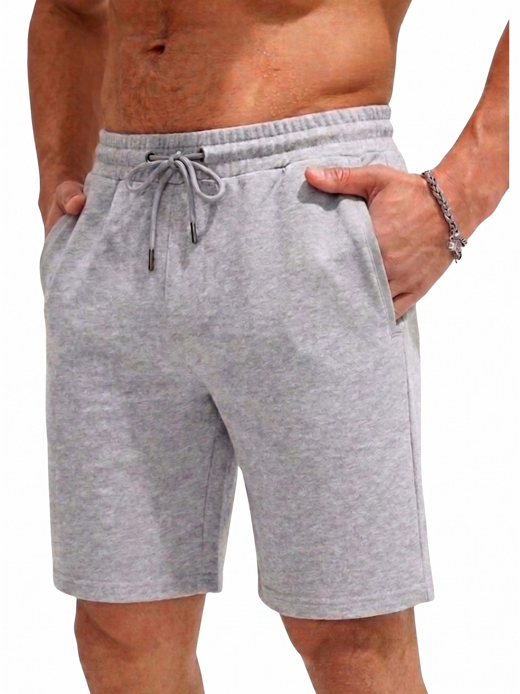 COMEOR Sweatshorts Herren Sportshorts Kurz Laufshorts Bermuda