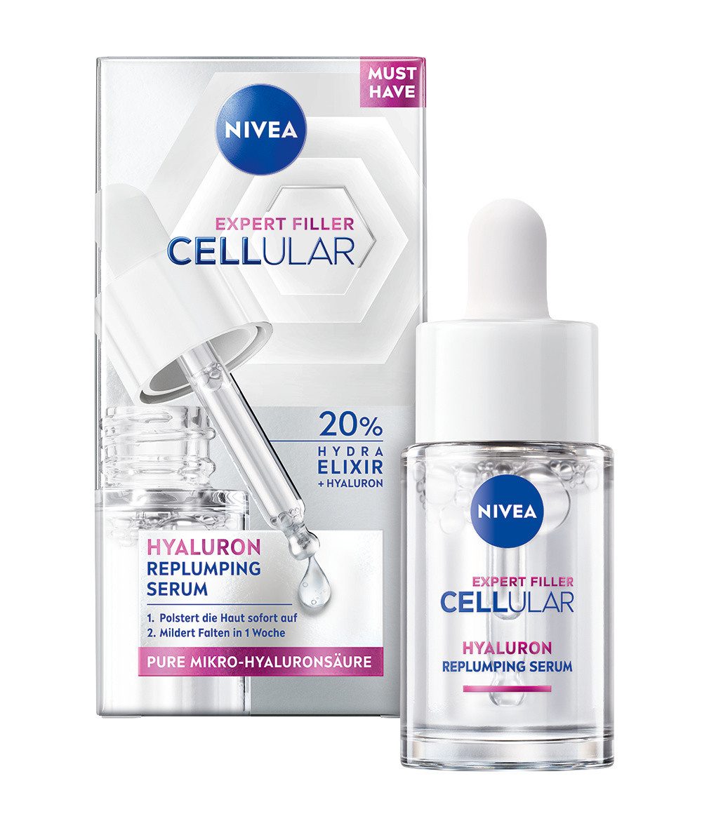 Anti-Falten-Serum NIVEA Cellular Expert FillerHyaluron Serum 15 ml