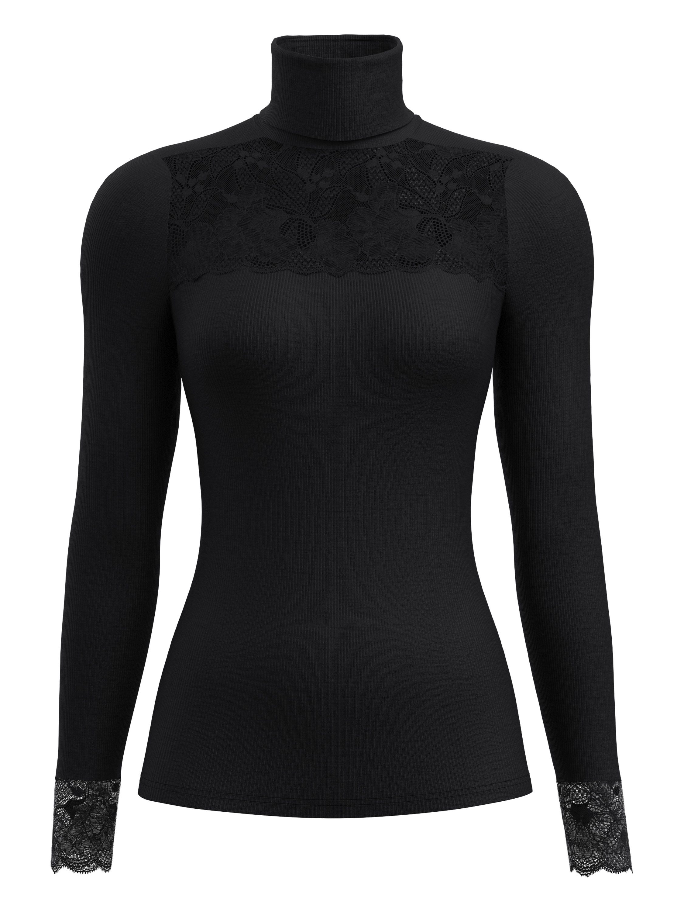 CALIDA Langarmshirt Silky Wool Glam Damen (1-tlg) günstig online kaufen