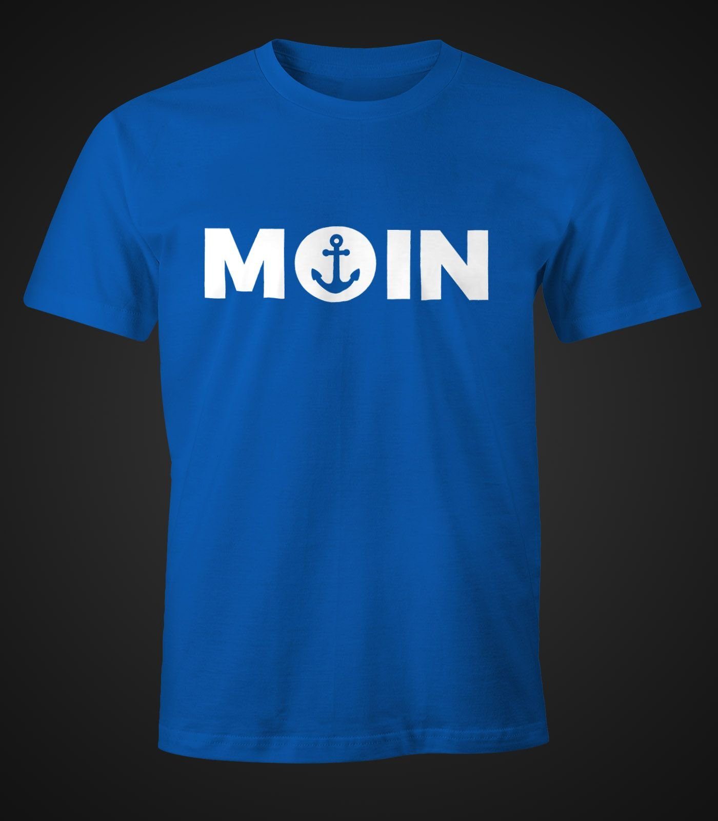 MoonWorks Print-Shirt Cooles Herren T-Shirt Moin günstig online kaufen