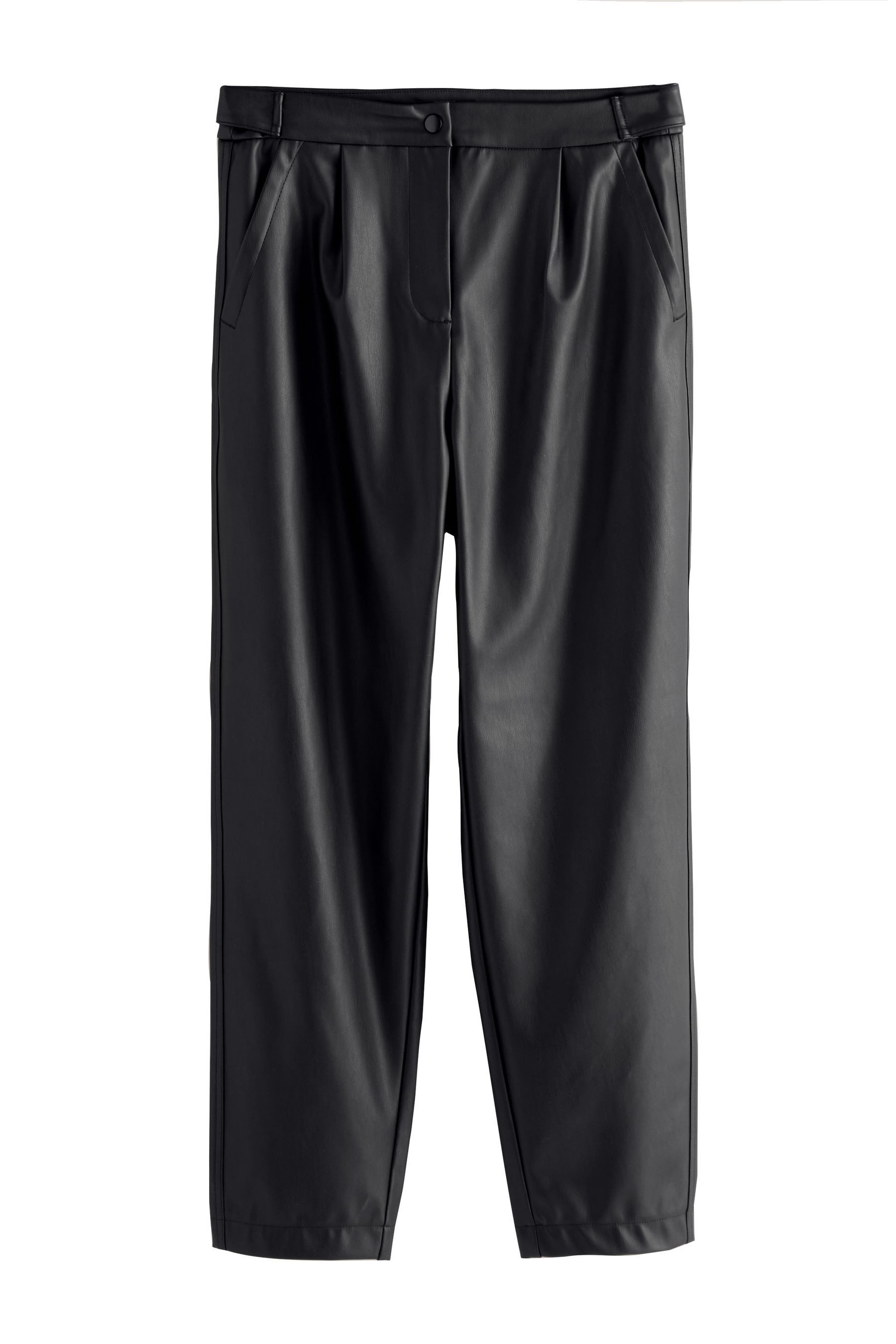 Next Lederhose Kunstlederhose mit Barrel-Bein (1-tlg) günstig online kaufen