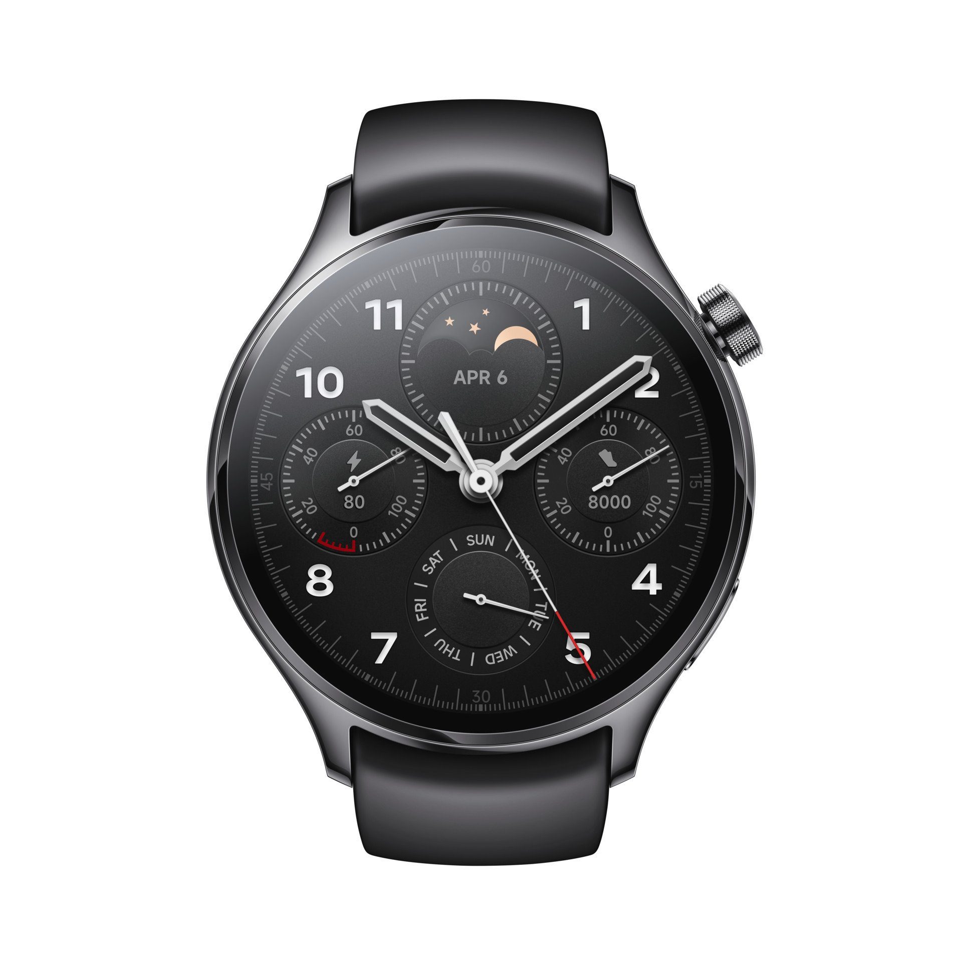 Xiaomi Watch Smartwatch GL Zoll, S1 cm/1,47 (3,73 Pro schwarz Proprietär)