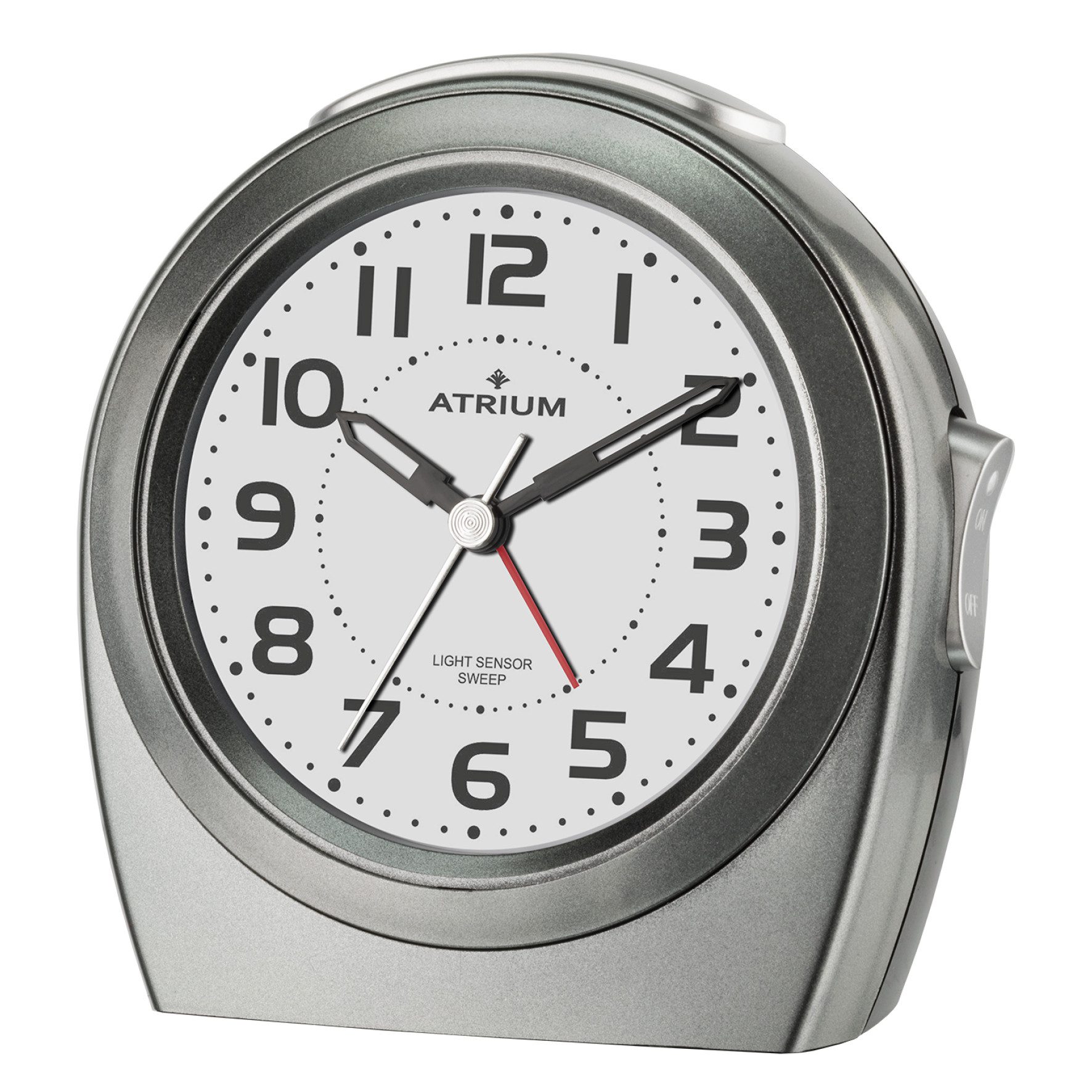 Atrium Quarzwecker A451 Analog Quarz ohne Ticken Licht Nachtbeleuchtung Snooze Senioren