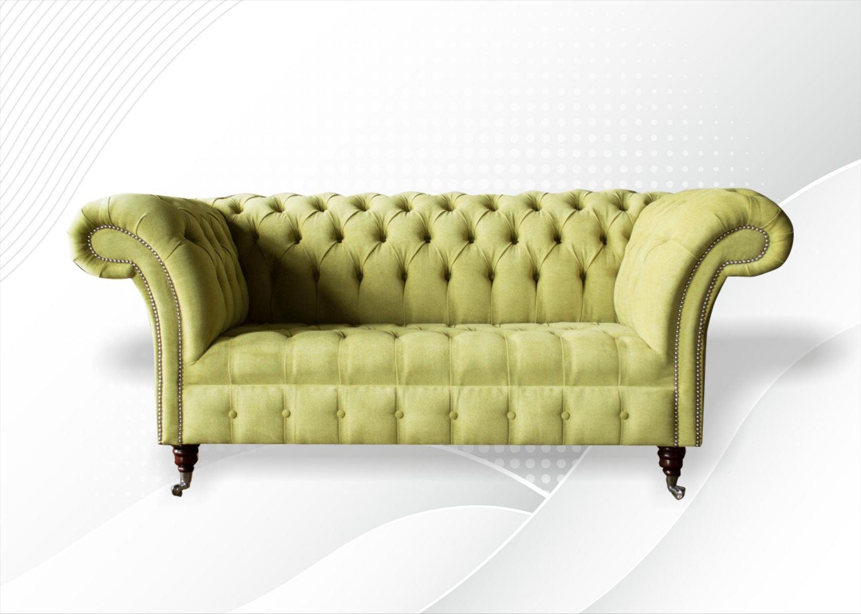 Couch Sofa Polster Wohnzimmer Design Sofas Chesterfield 2Sitzer JVmoebel Chesterfield-Sofa,
