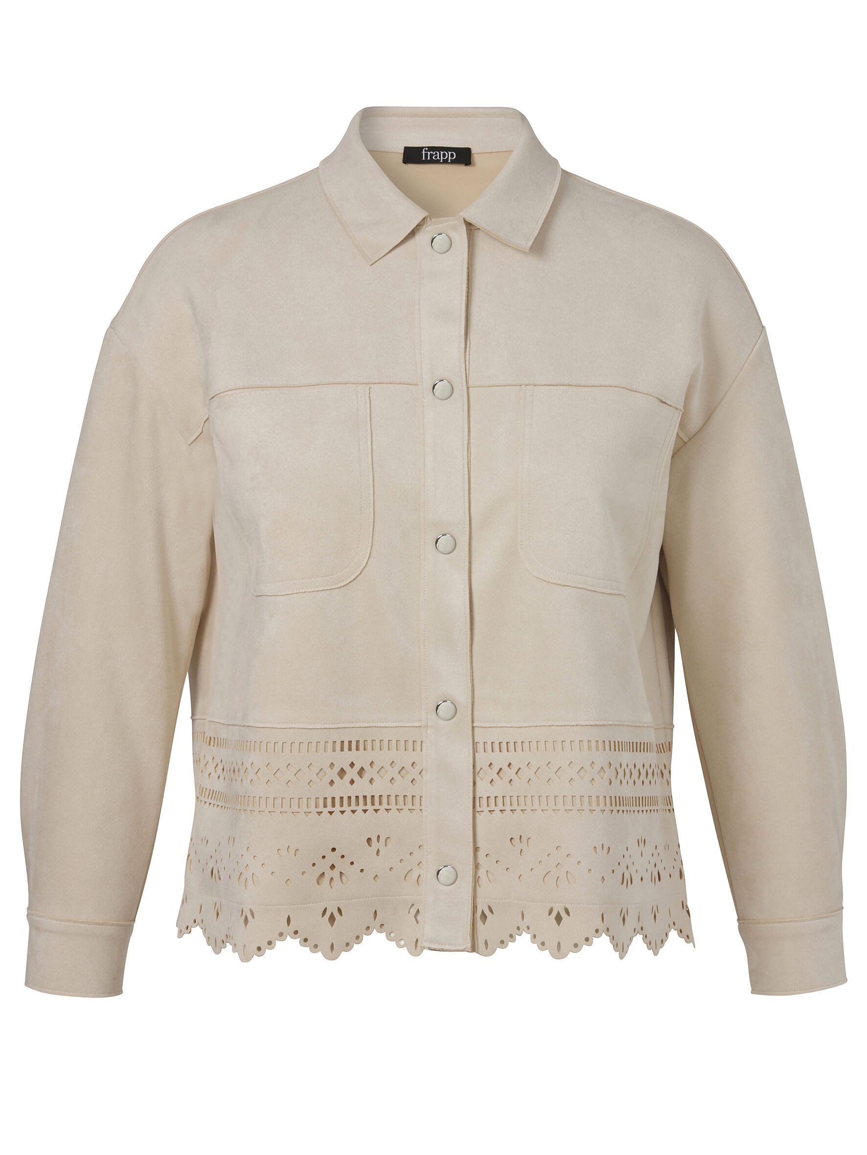 FRAPP Lederjacke (1-St) Große Größen