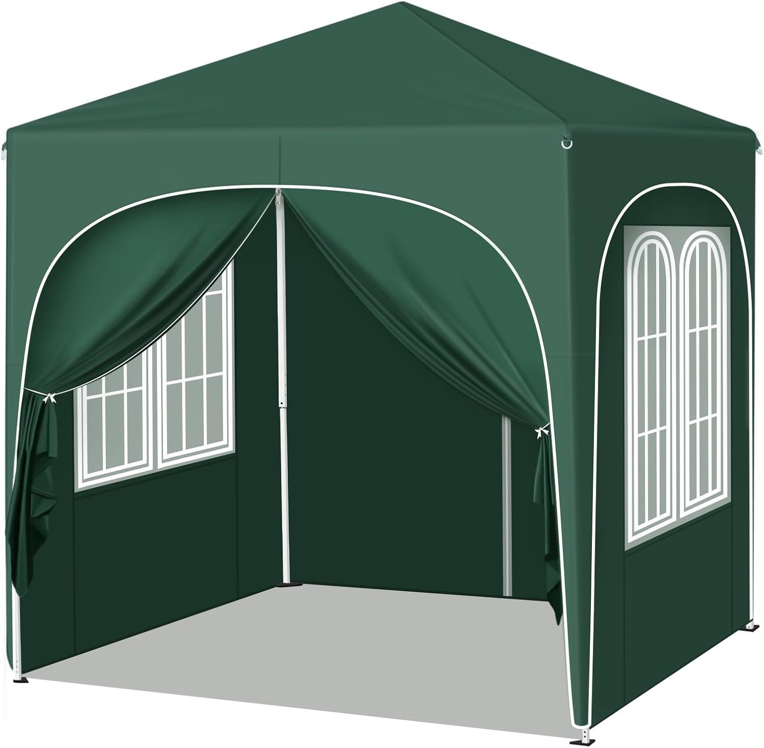 Woltu Pavillon, mit 4 Seitenteilen, 2x2 m, mit 4 Seitenwänden, höhenverstel günstig online kaufen