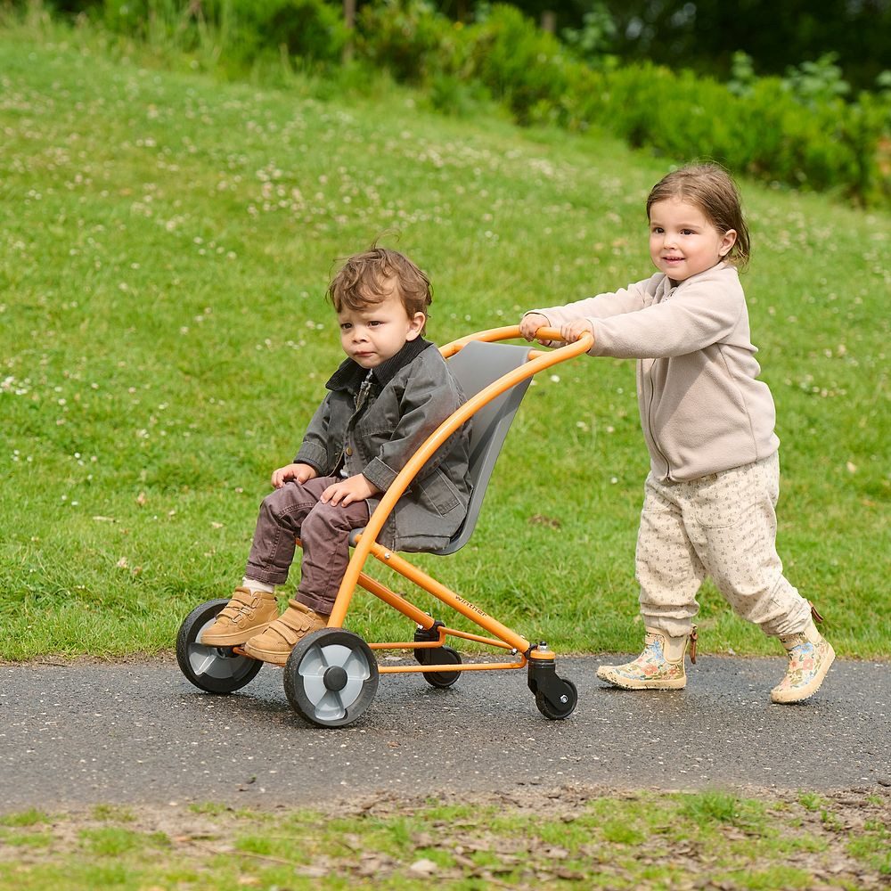 Jakobs Tretfahrzeug Schiebewagen Buggy Aktiv, Perfekt für Rollenspiele allein oder zu zweit