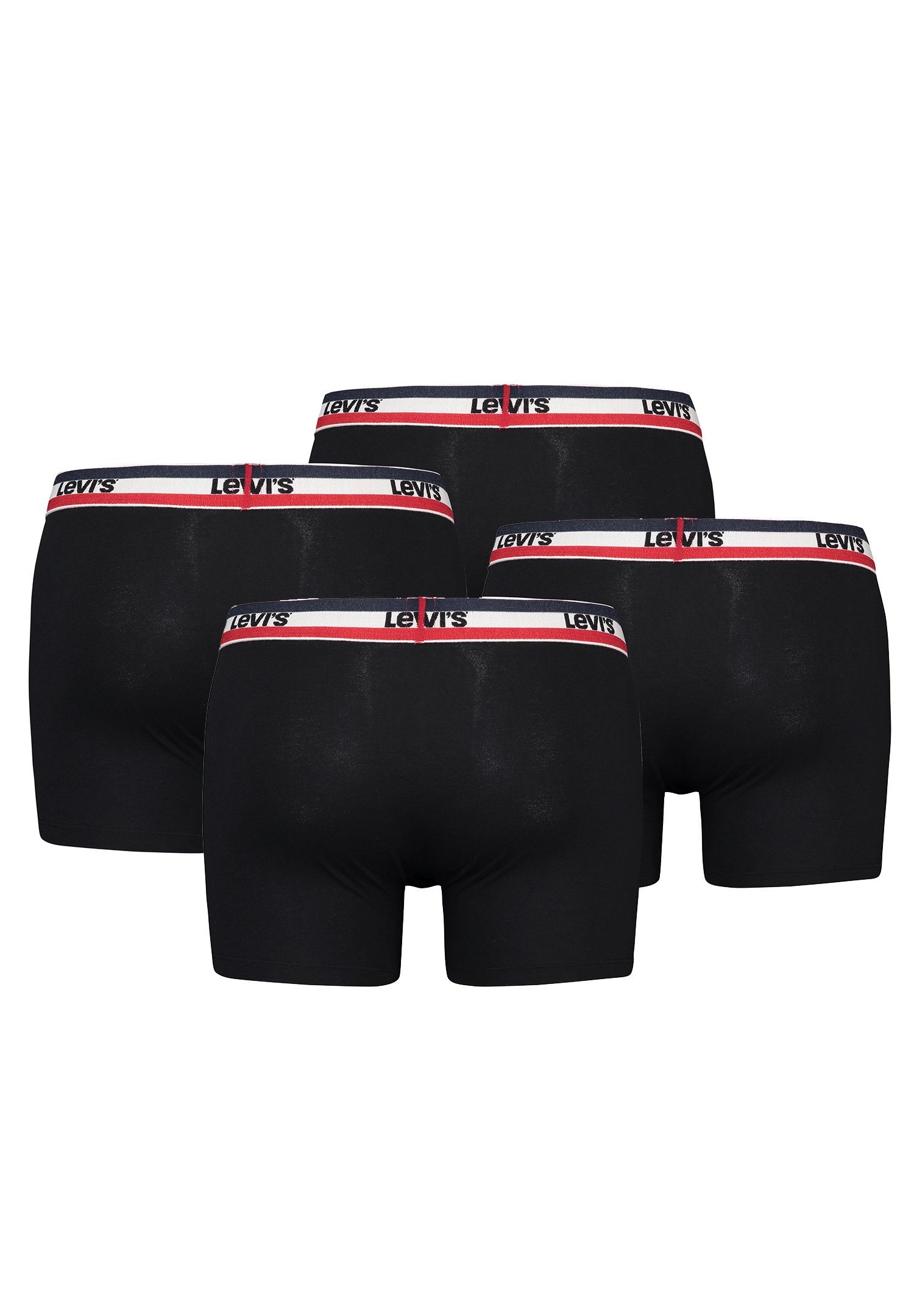 SPRTSWR Pack (Set, LOGO 4er CO Boxershorts ORGANIC BOXER 4er-Pack) MEN 4-St., Black BRIEF Levi's®