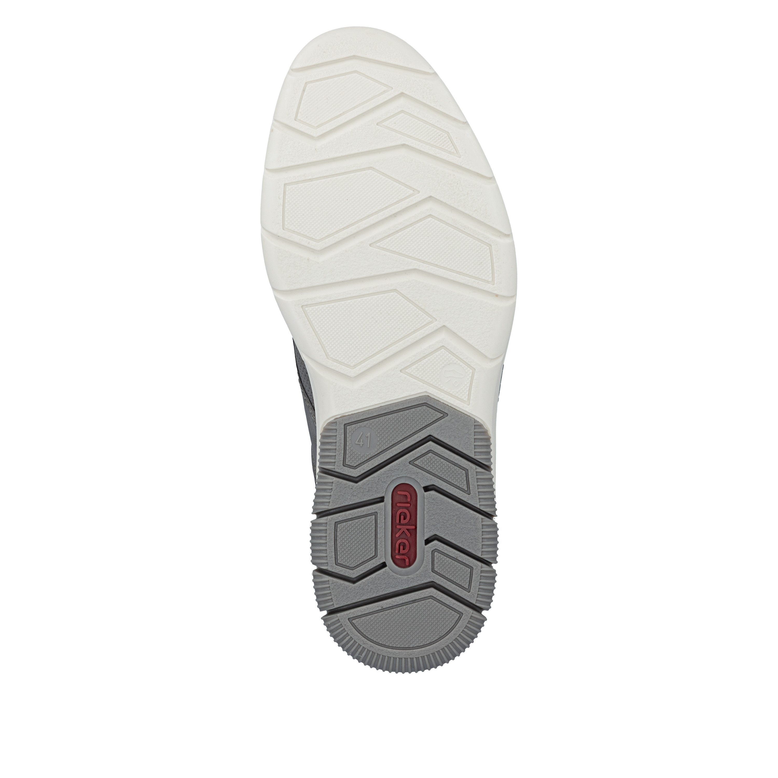 Rieker Slip-On Sneaker Schlupfschuh, Halbschuh, Freizeitschuh mit Prägung