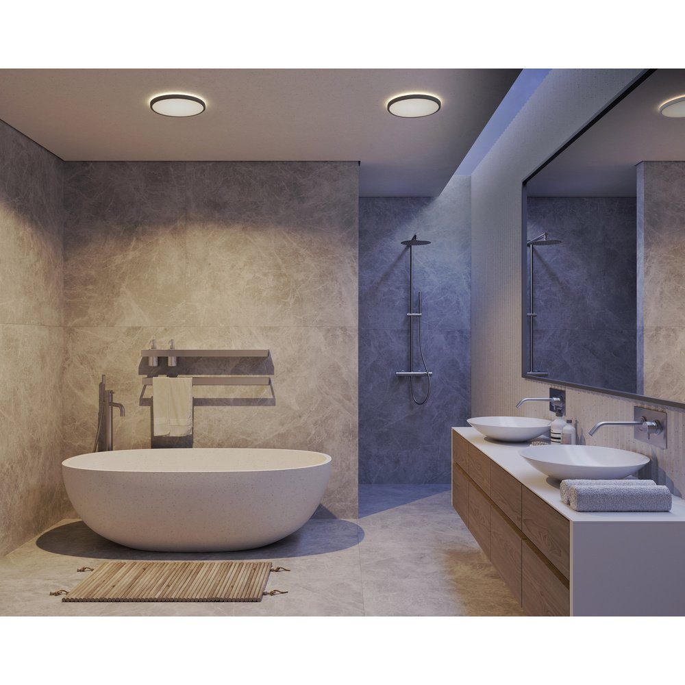 Nordlux Deckenleuchte Nordlux 2015116103 Oja 42 LED-Deckenleuchte LED LED 19 W Schwarz