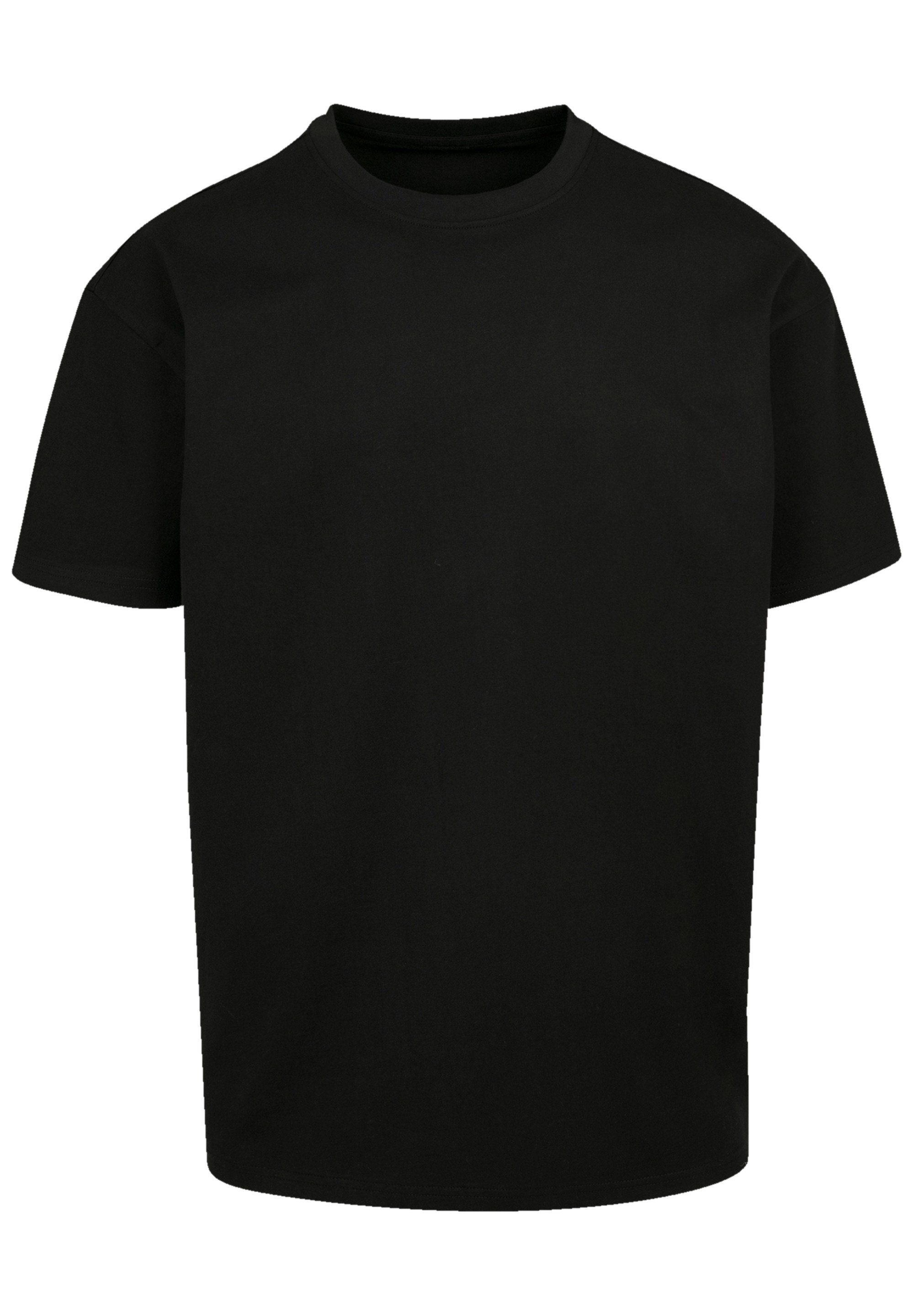 schwarz Print up side Sunny T-Shirt F4NT4STIC