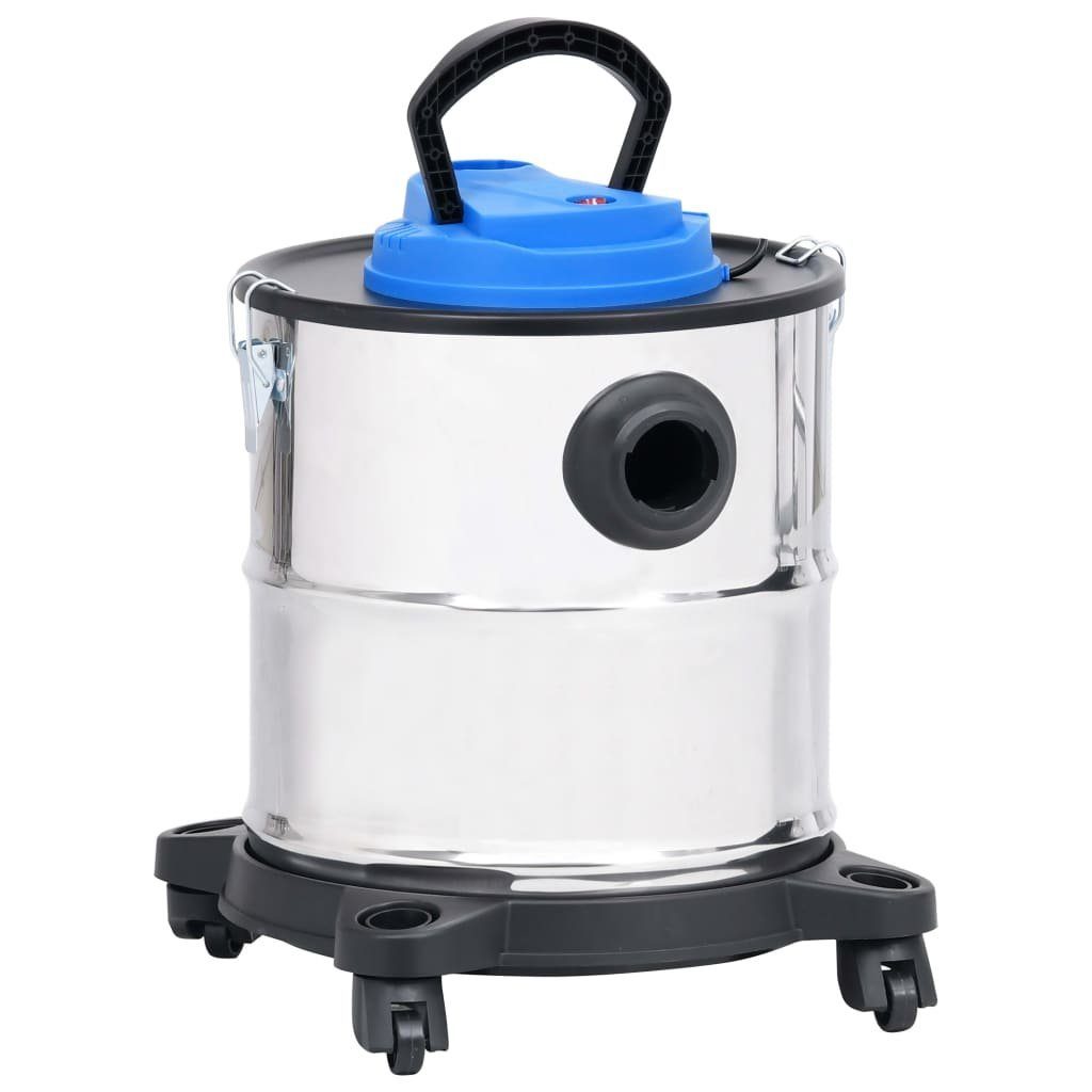 vidaXL Bodenstaubsauger 20 L Aschesauger mit HEPA-Filter 1200W 20 L Edelstahl, 1200 W
