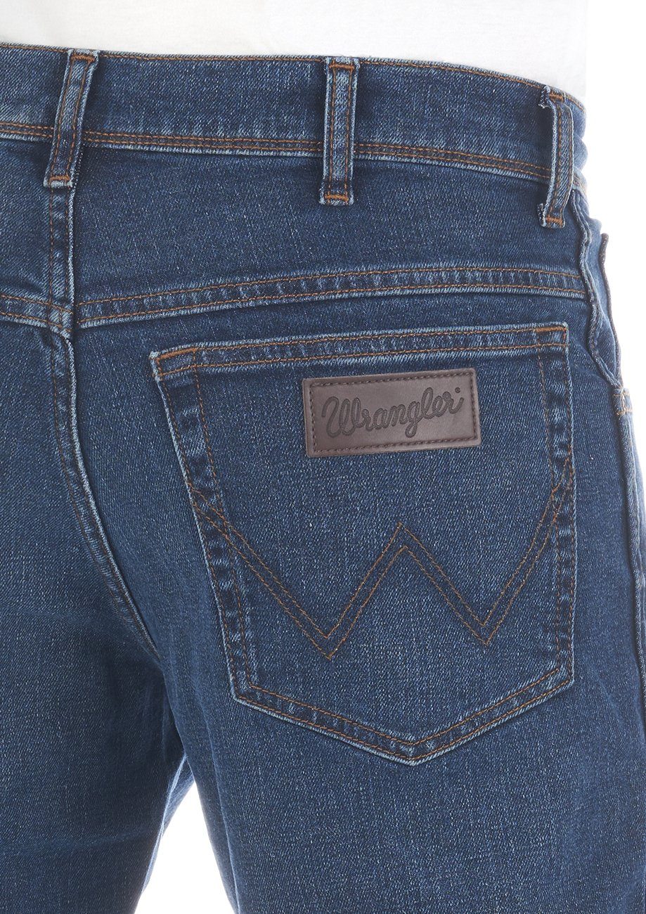 Wrangler Straight-Jeans Herren Jeanshose Texas Stretch Regular Fit Denim Hose mit Stretch – Bild 5 von 5