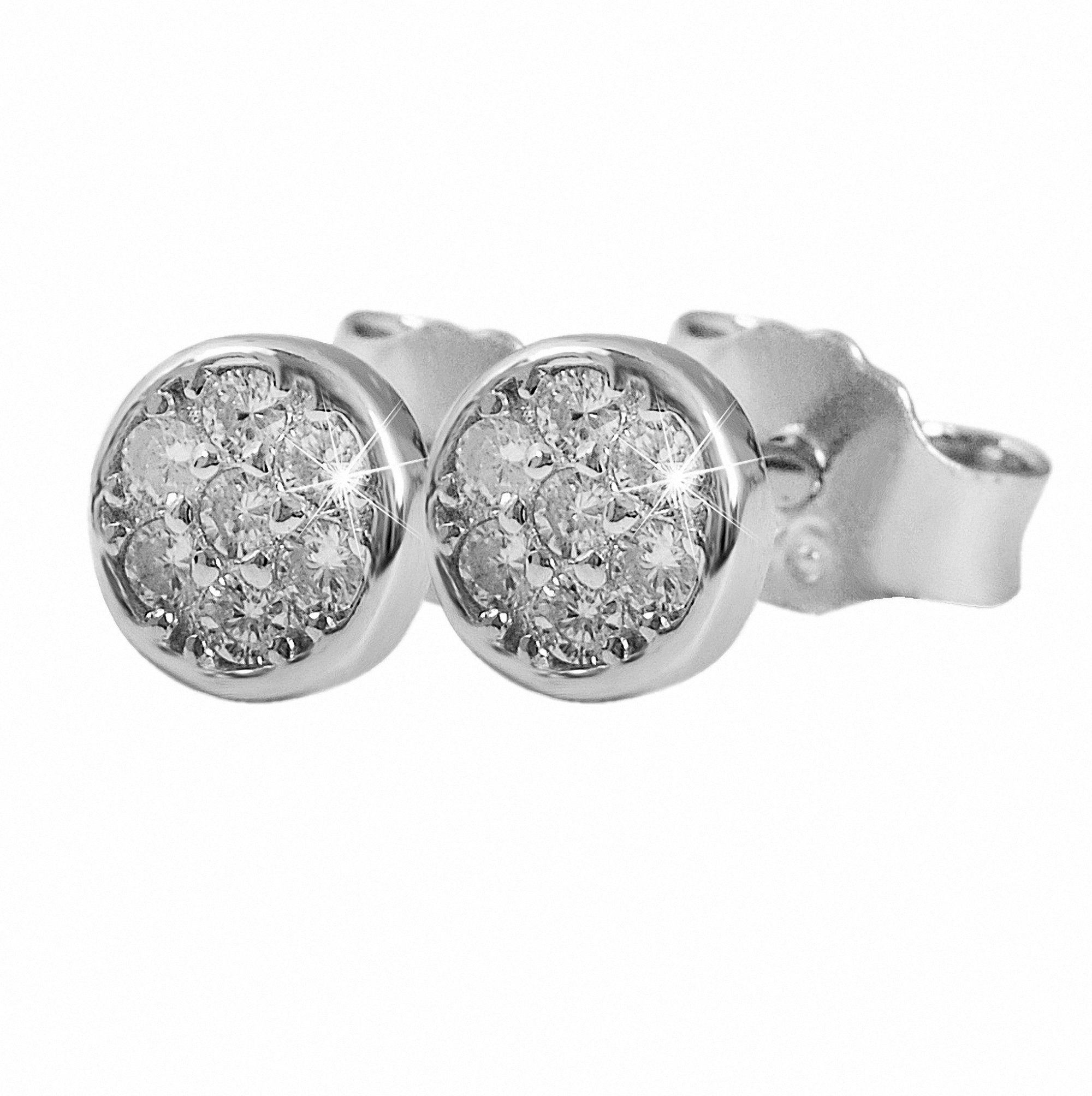 Adelia´s Paar Ohrhänger Damen Ohrstecker aus 925 Sterling Silber und Zirkon günstig online kaufen