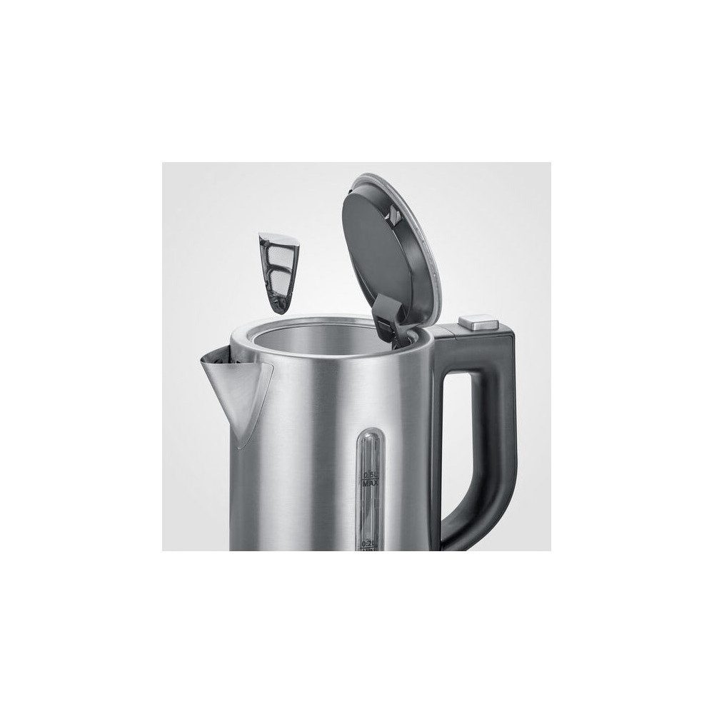 Severin Reise-Wasserkocher Severin WK 3647 Wasserkocher Edelstahl Campinggerät, 0.5 l, 1100 W, Ideal für Reisen und Camping