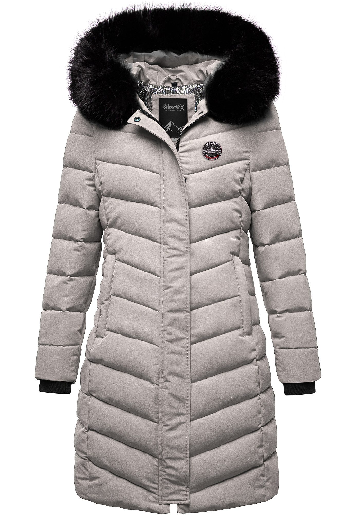 REPUBLIX Winterjacke AITANA Damen Gefütterte Dicke Winter Jacke Mantel Park günstig online kaufen