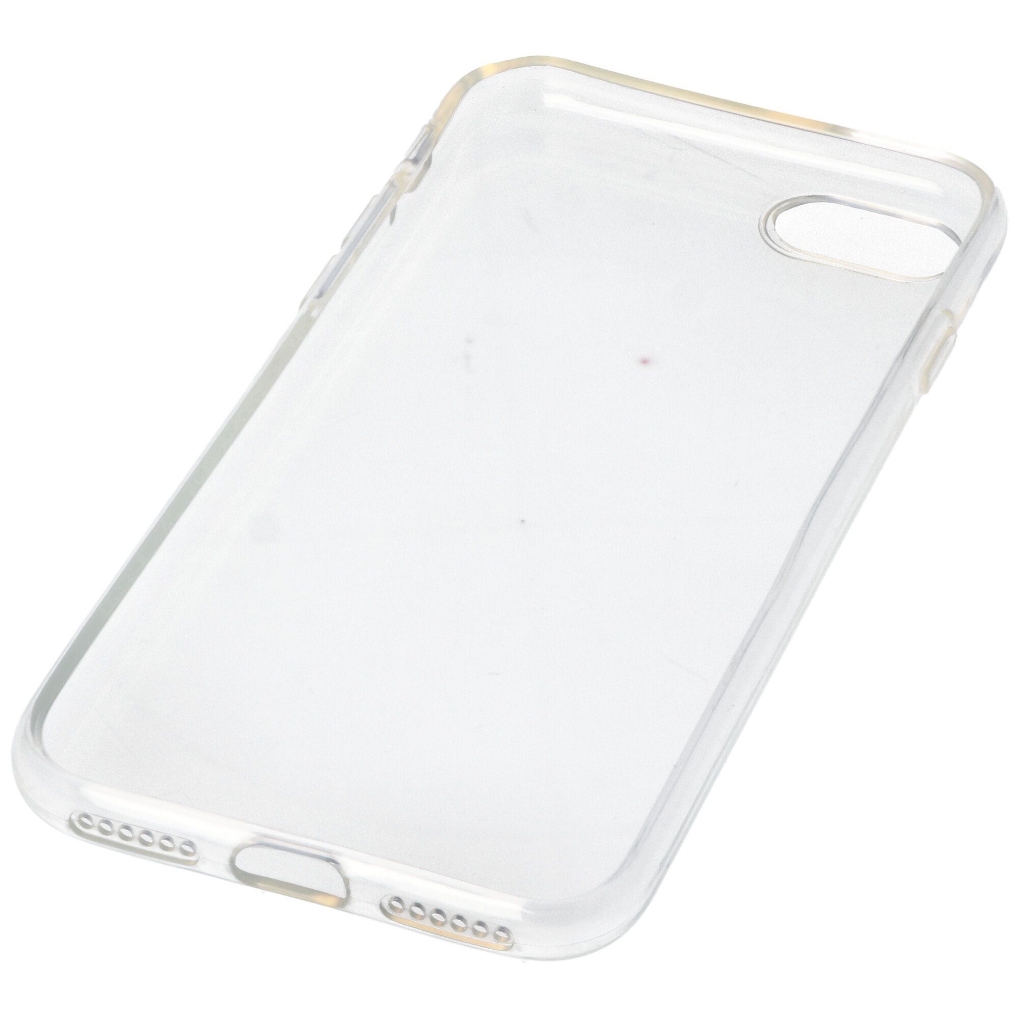 AccuCell Smartphone-Hülle Hülle passend für Apple iPhone SE 2020 - transparente Schutzhülle, An
