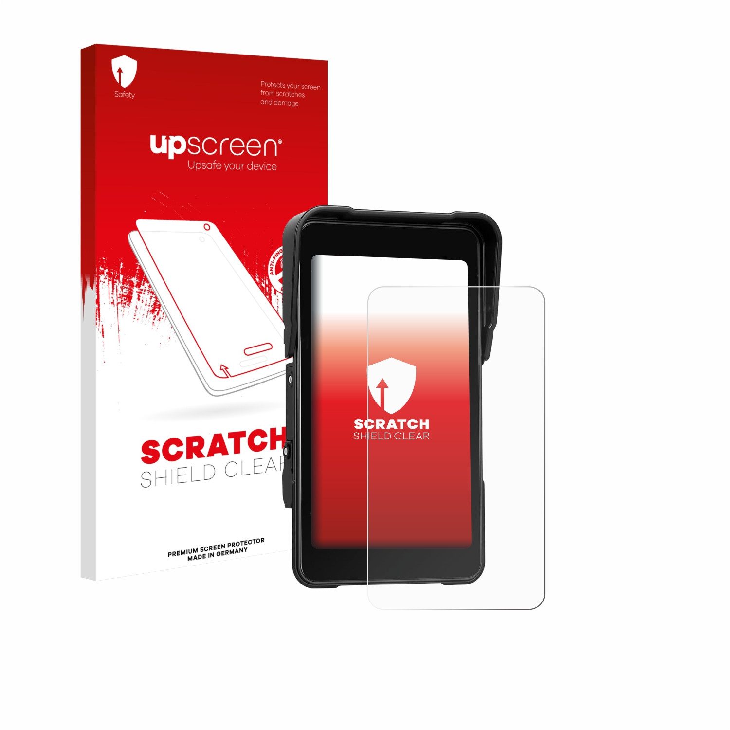 upscreen Displayschutzfolie Schutzfolie für CAMECHO Motorrad Carplay 5", Displayschutz Schutz Folie Klar Transparent