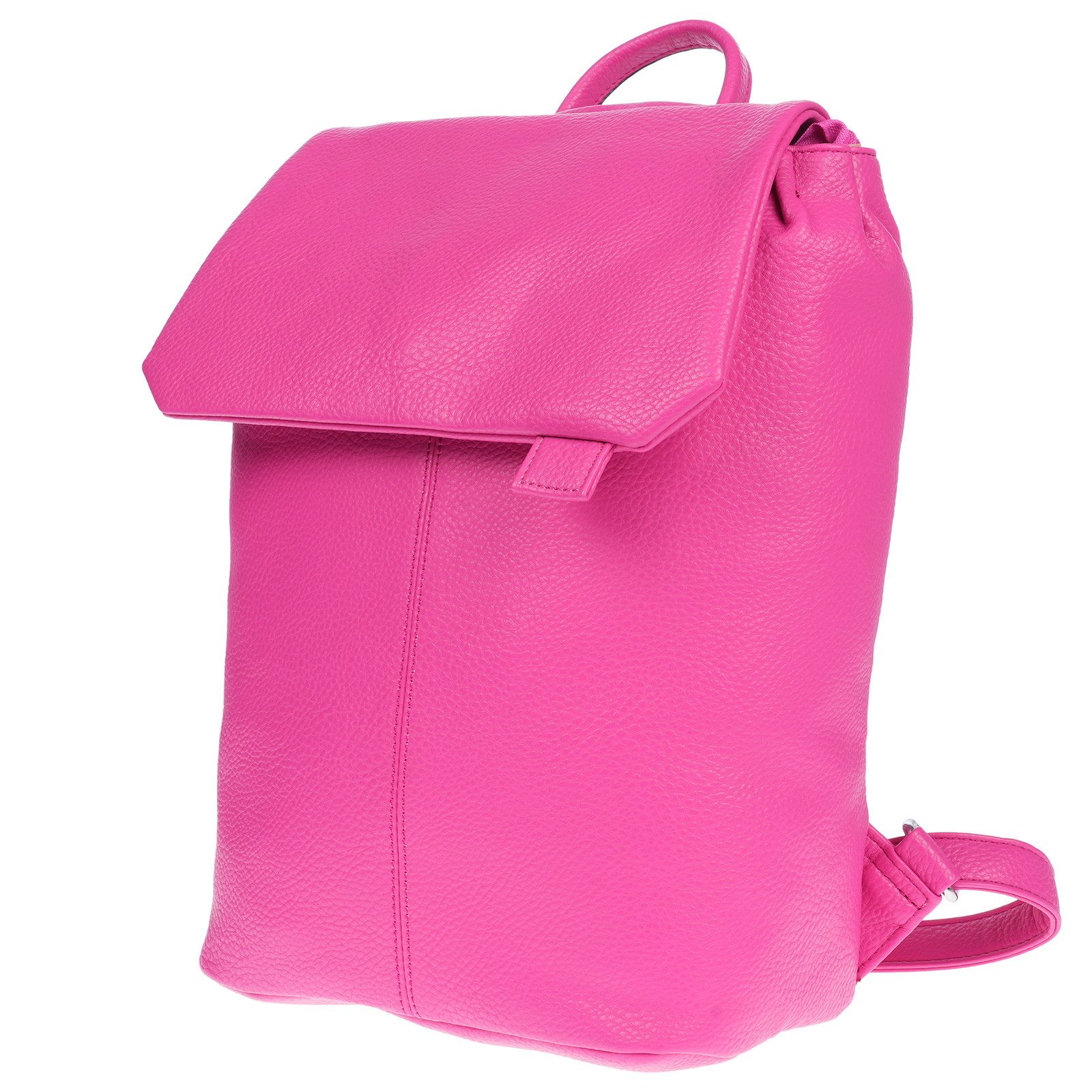 Christian Wippermann Cityrucksack Mittelgroßer Damen Rucksack Leder Optik PU (1 tlg, 1-tlg), Kurier Rollup Bag