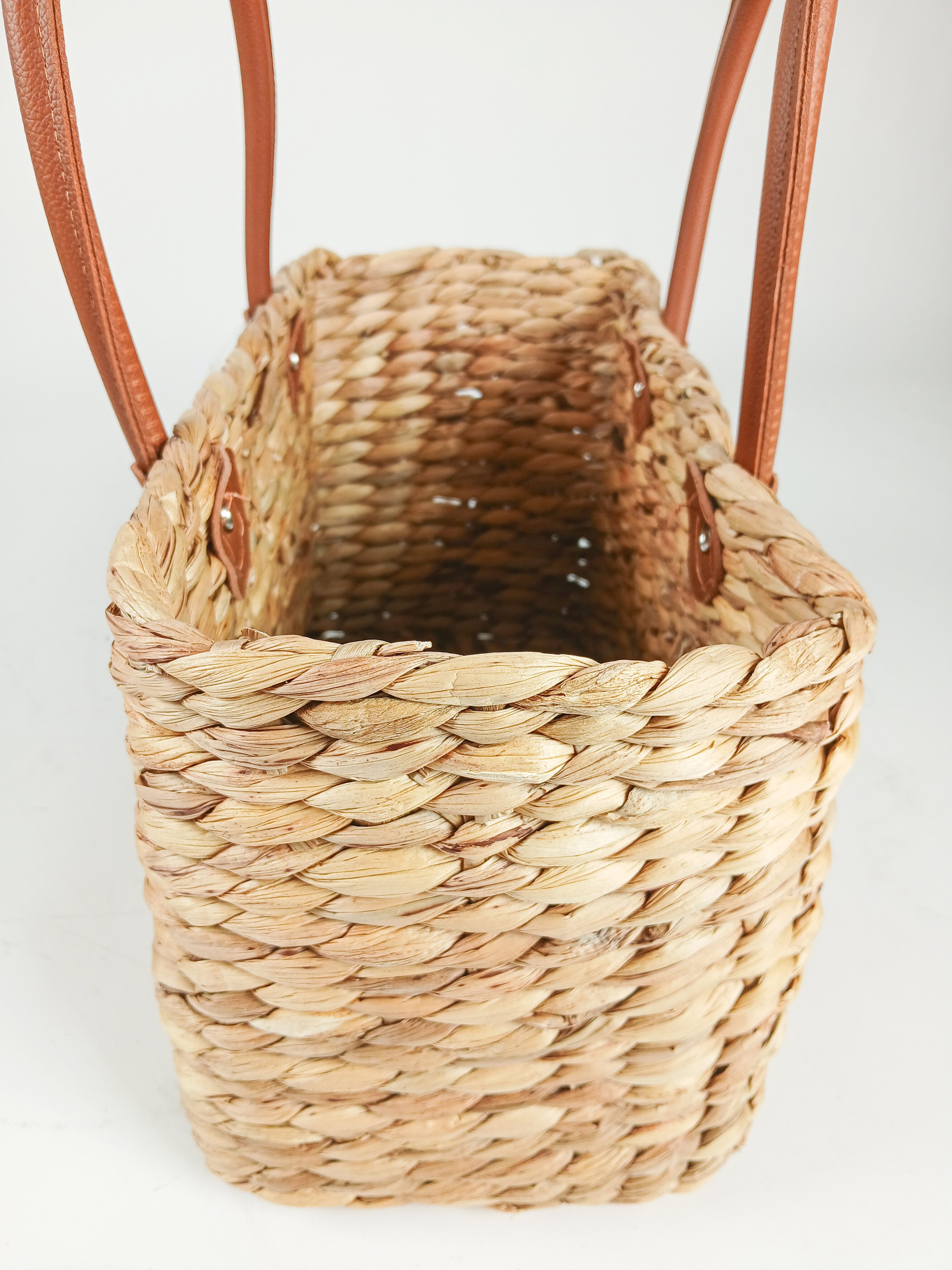 Kobolo Shopper Korbtasche aus Wasserhyazinthe Gr1