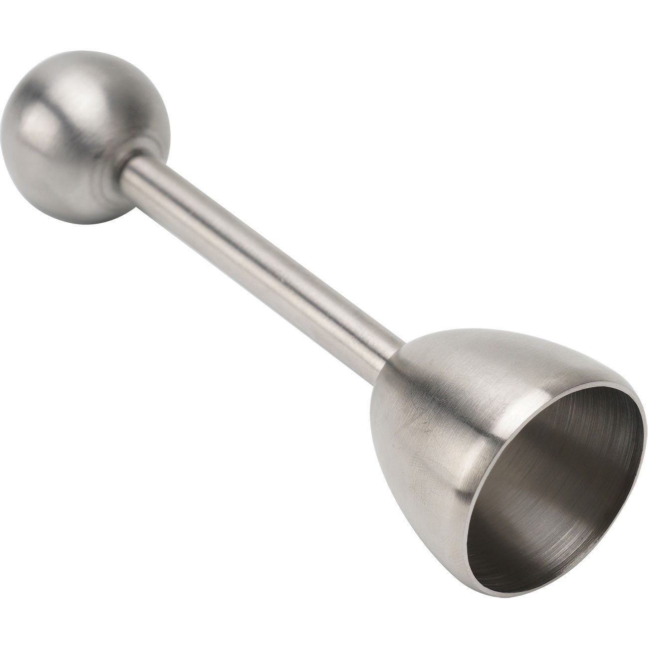 Casativo Eierköpfer Edelstahl Eieröffner & Eierknacker für Eier 41 x 140 mm, (2-tlg., erhältlich als 1er, 2er oder 4er Set), für hart- oder weichgekochte Eier, spülmaschinenfest
