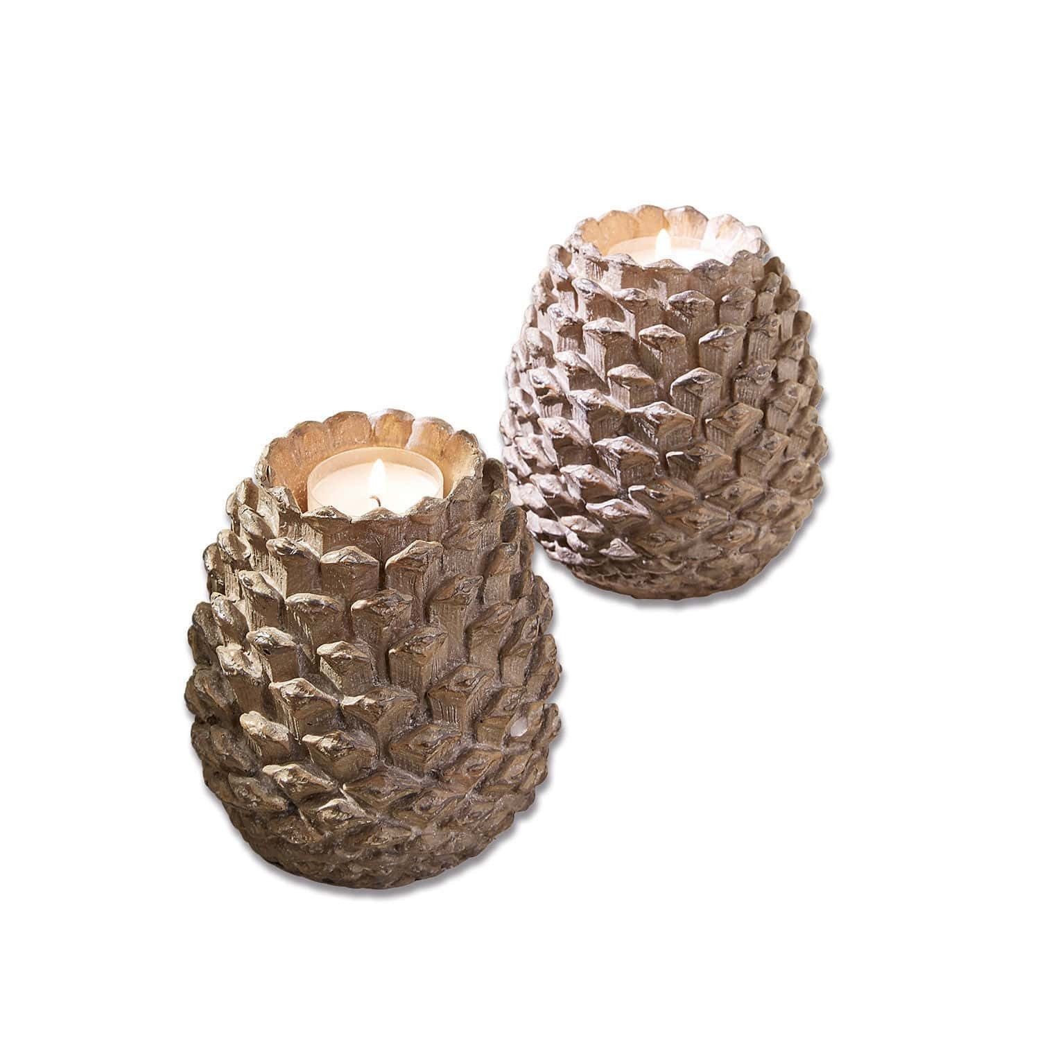 Mirabeau Windlicht Windlicht 2er Set Butz braun (2er Set, 2er Set) günstig online kaufen