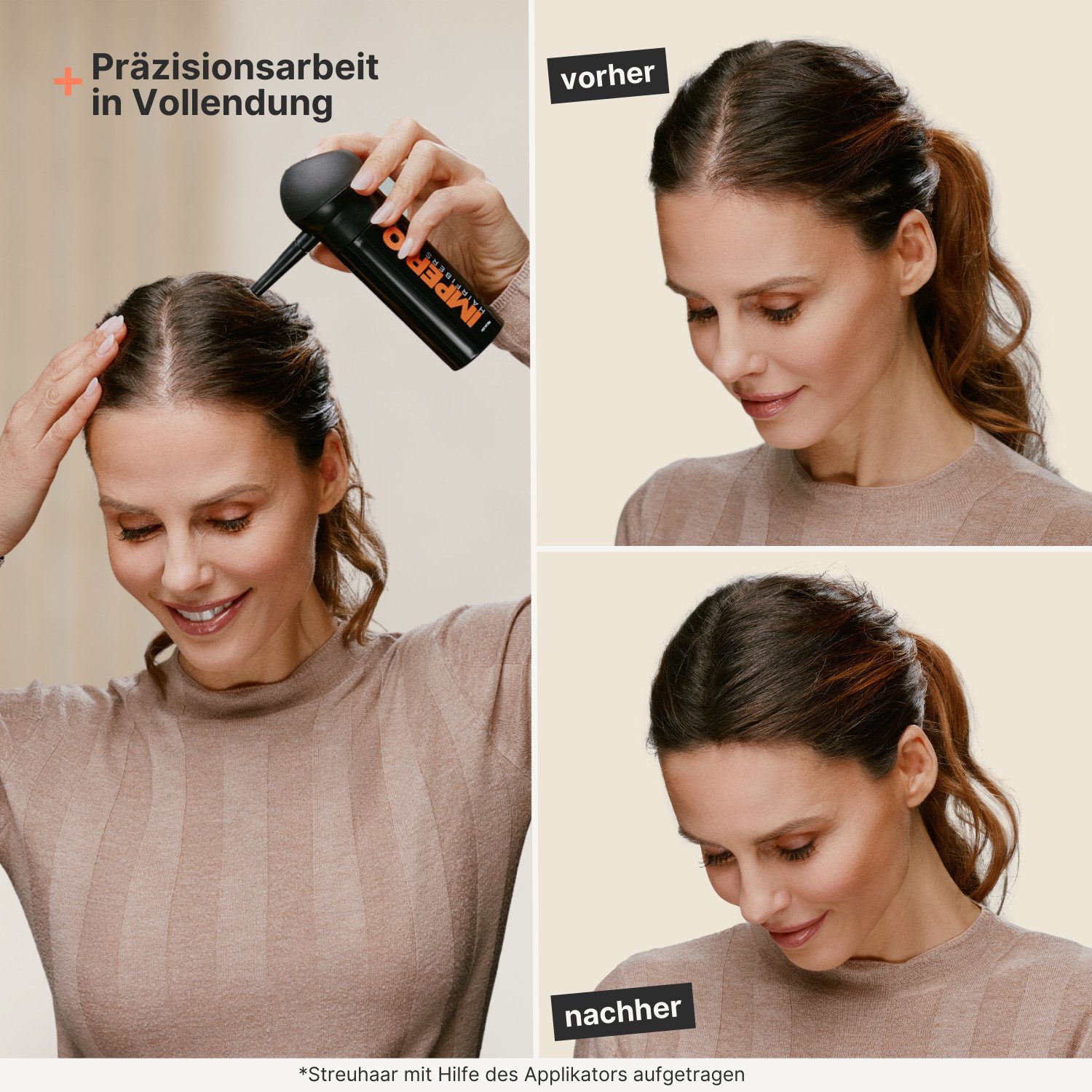 IMPERIO Haarpuder Applikator, 1-tlg.