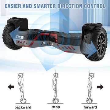 RCB TECH Balance Scooter RH3, 8,5 Zoll Hoverboard, 2 x 200 W-Motor, 6 km/h, 9 km/h, 12 km/h