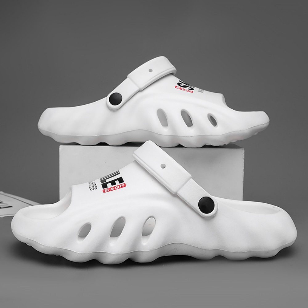 HUSK'SWARE Atmungsaktive Gartenpantoletten Clog (Einfach zu reinigen, Weich und bequem) Weiches & flexibles EVA-Material Rutschfeste Sohle