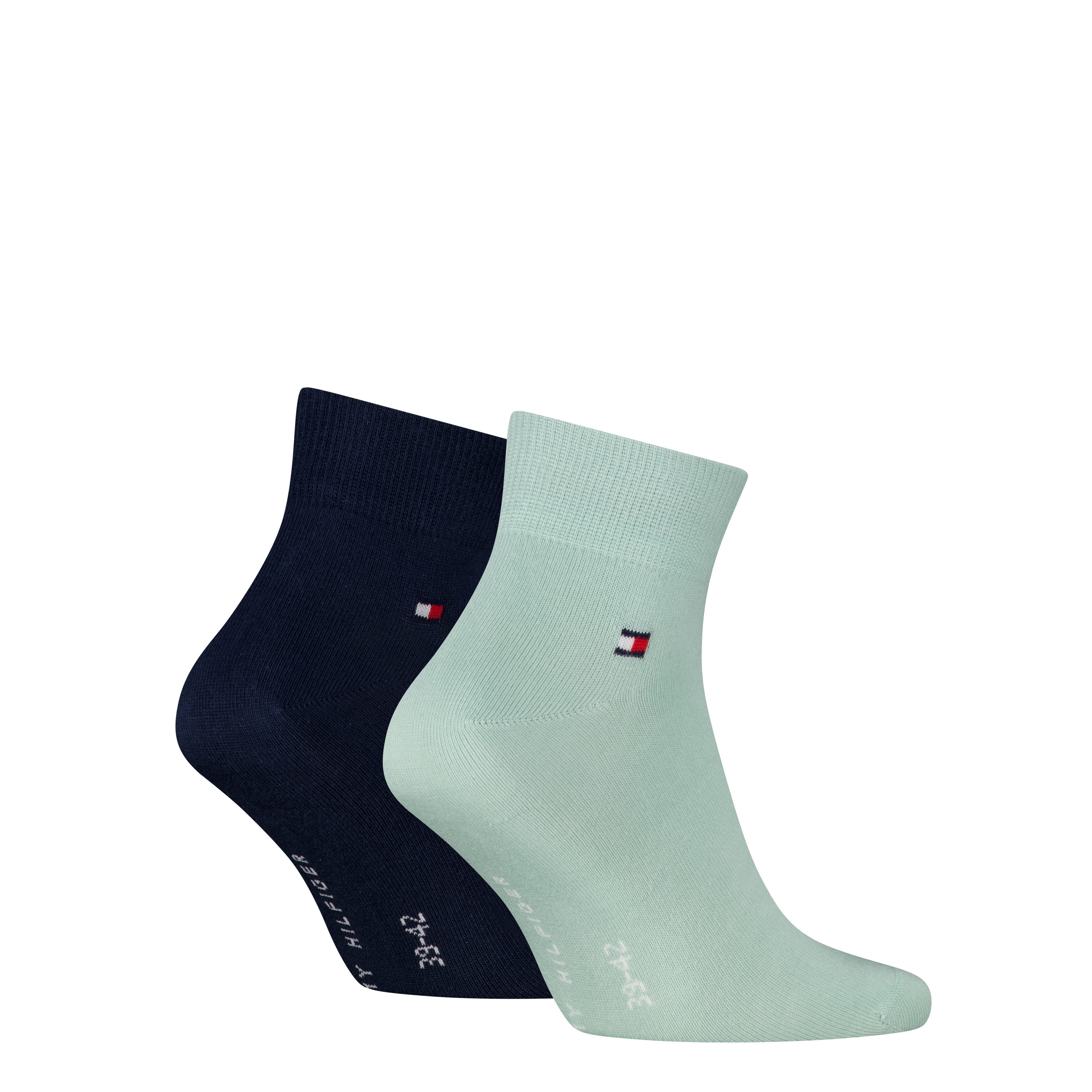 Tommy Hilfiger Kurzsocken TH MEN QUARTER 2P (2 Paar) weicher, elastischer R günstig online kaufen