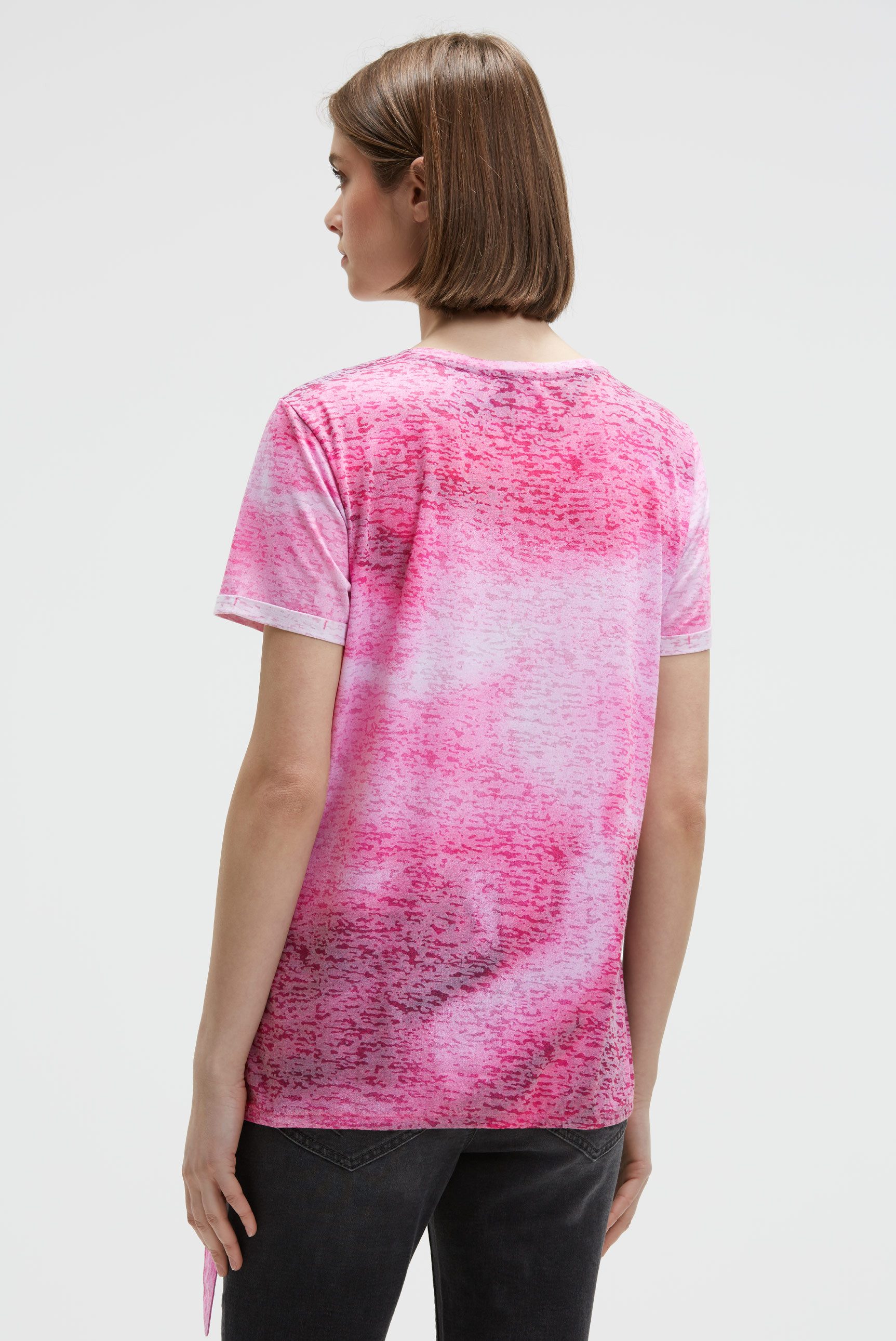 SOCCX T-Shirt SOCCX Shirt mit Ausbrenner-Effekten günstig online kaufen