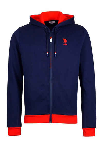 U.S. Polo Assn Sweatjacke Jacke Hooded Sweatshirt (1-tlg)