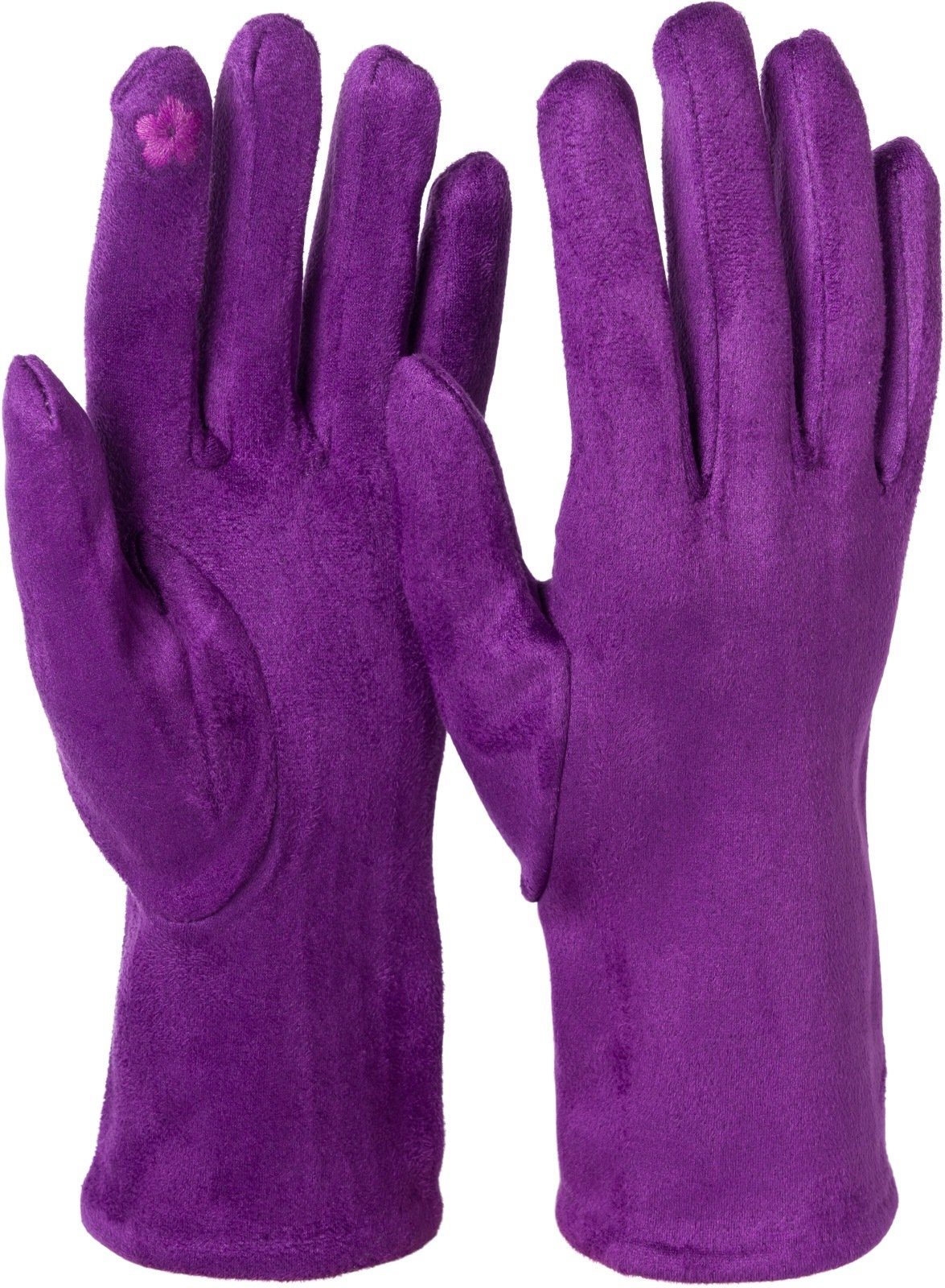 styleBREAKER Strickhandschuhe Touchscreen Stoff Handschuhe mit abnehmbarer günstig online kaufen