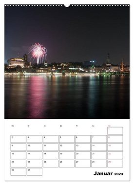 CALVENDO Wandkalender Schönes Hamburg (Premium, hochwertiger DIN A2 Wandkalender 2023, Kunstdruck in Hochglanz)