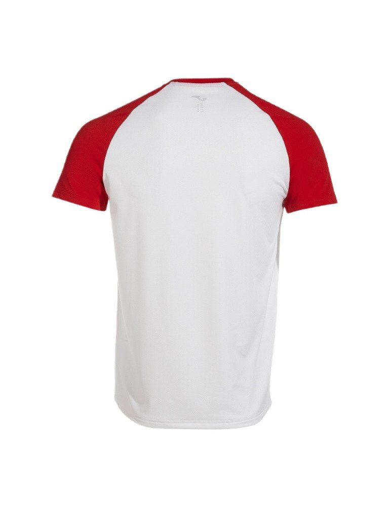 Joma Laufshirt Lauf-Shirt Elite X (optimale Bewegungsfreiheit, leicht) weiss/rot
