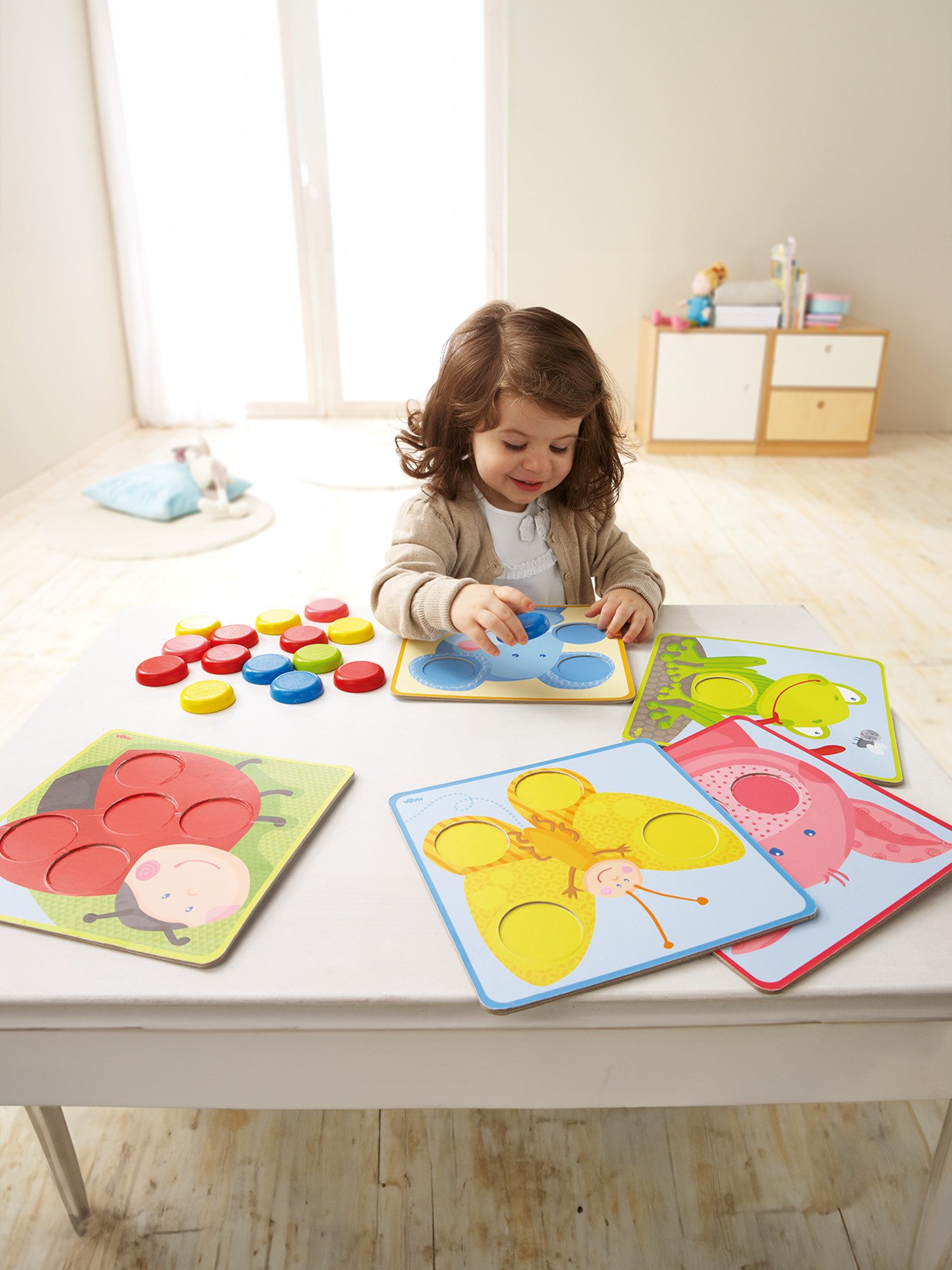 Haba Lernspielzeug Zuordnungsspiel Kunterbunte Tierwelt, unisex neutral günstig online kaufen