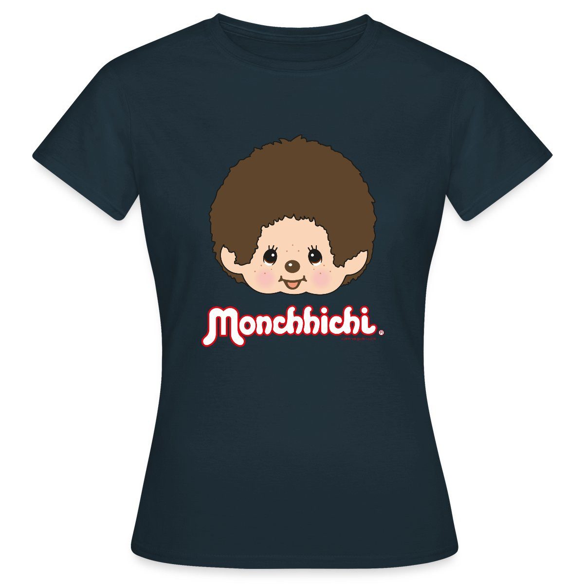 Spreadshirt T-Shirt Monchhichi Portrait Gesicht Frauen günstig online kaufen