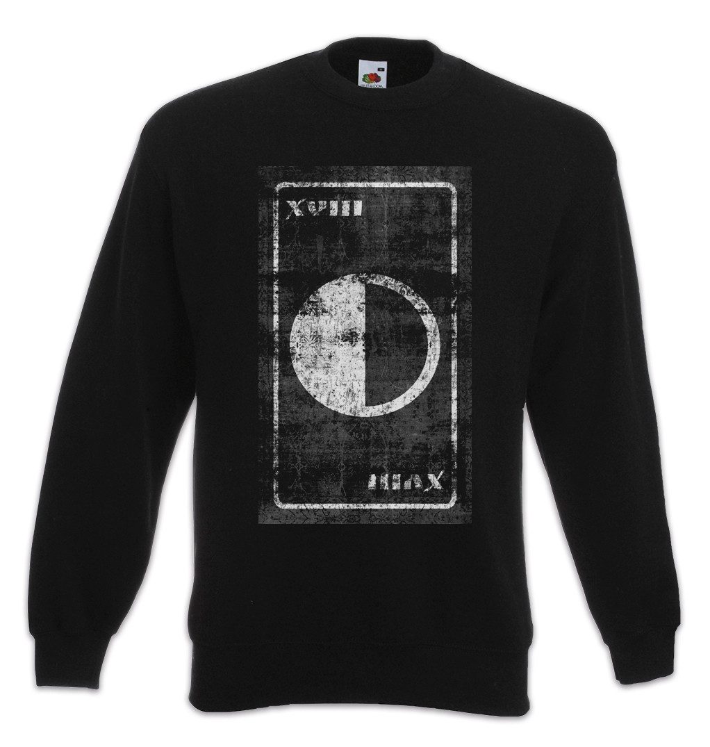 Sweatshirt Tarot The Moon Sweatshirt Karte Karten Card Voddoo Der Mond Priest